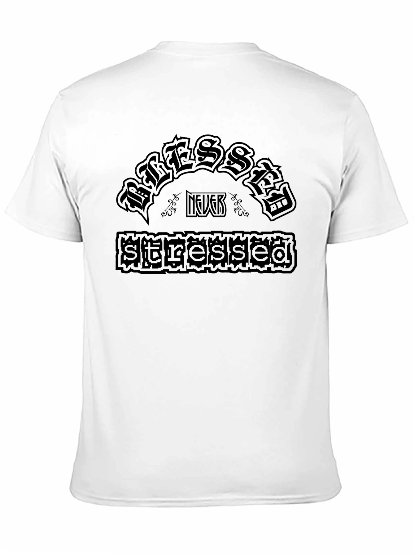 Blessed Not Stressed Graphic T-Shirt