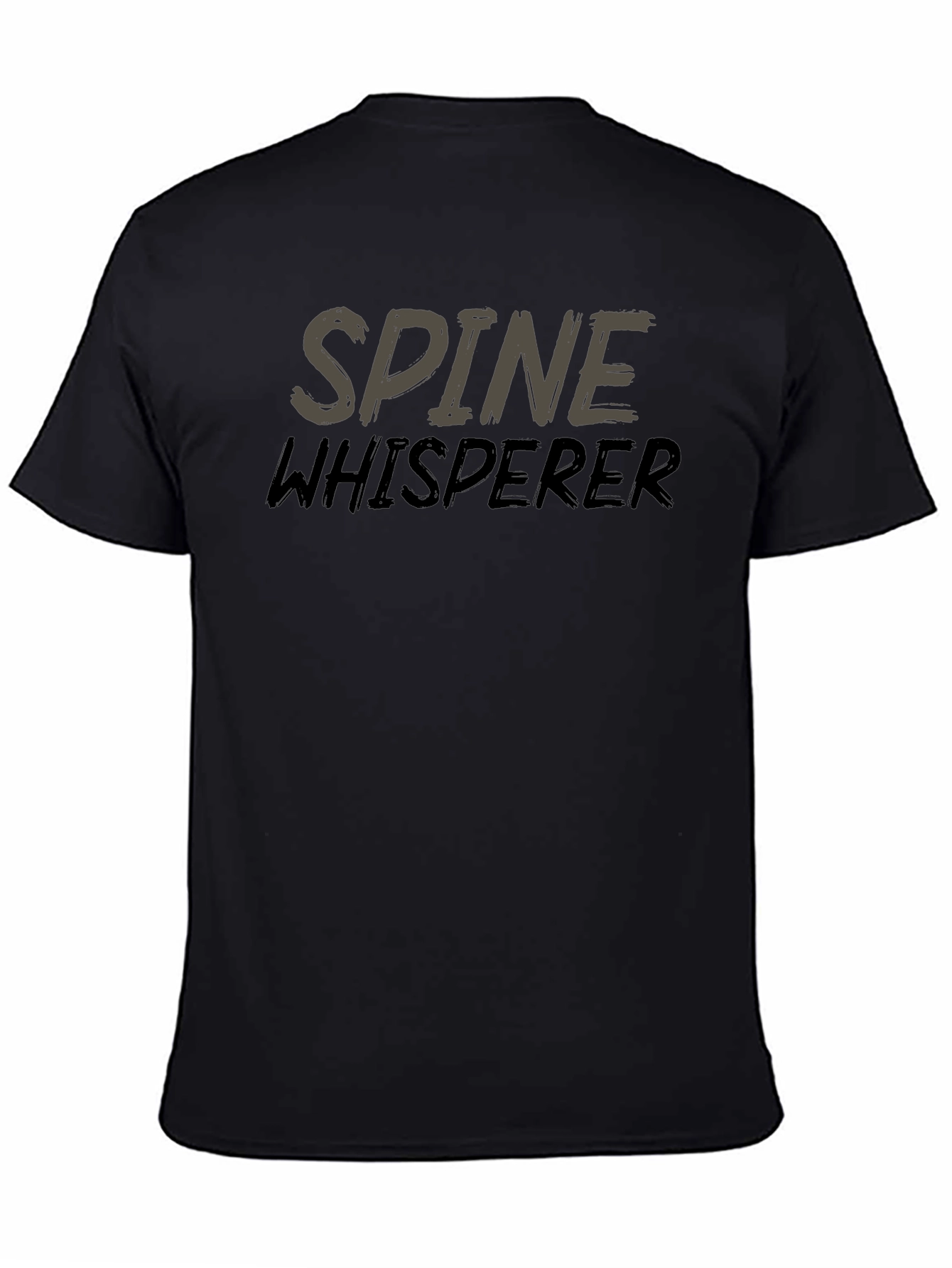 Spine Whisperer Graphic Tee - Black Unisex T-Shirt