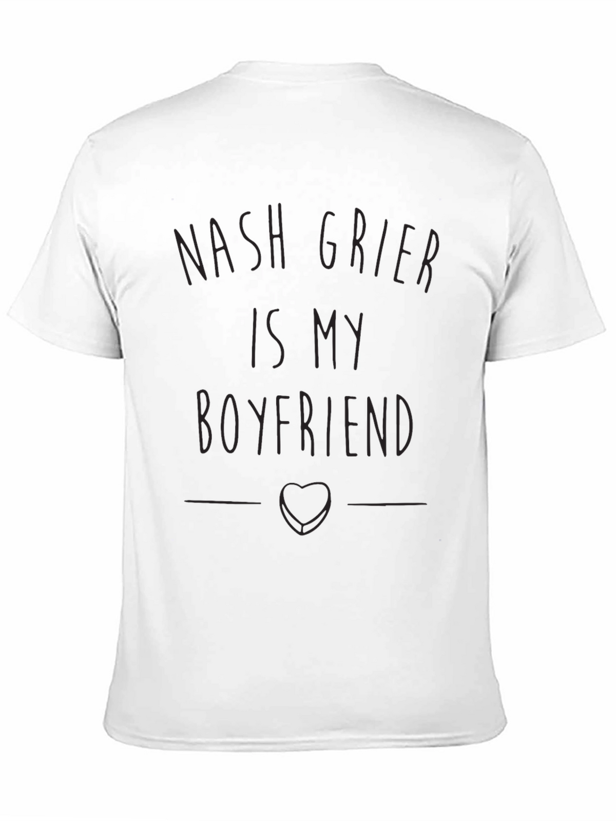 Nash Grier is My Boyfriend Black T-Shirt