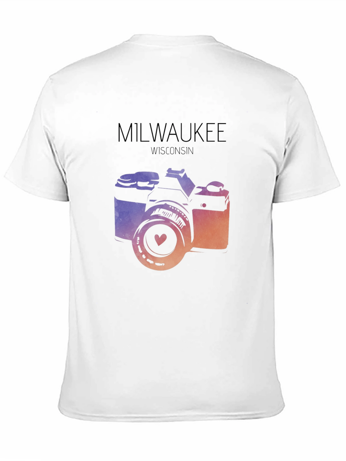 Milwaukee Camera T-Shirt - Wisconsin Love