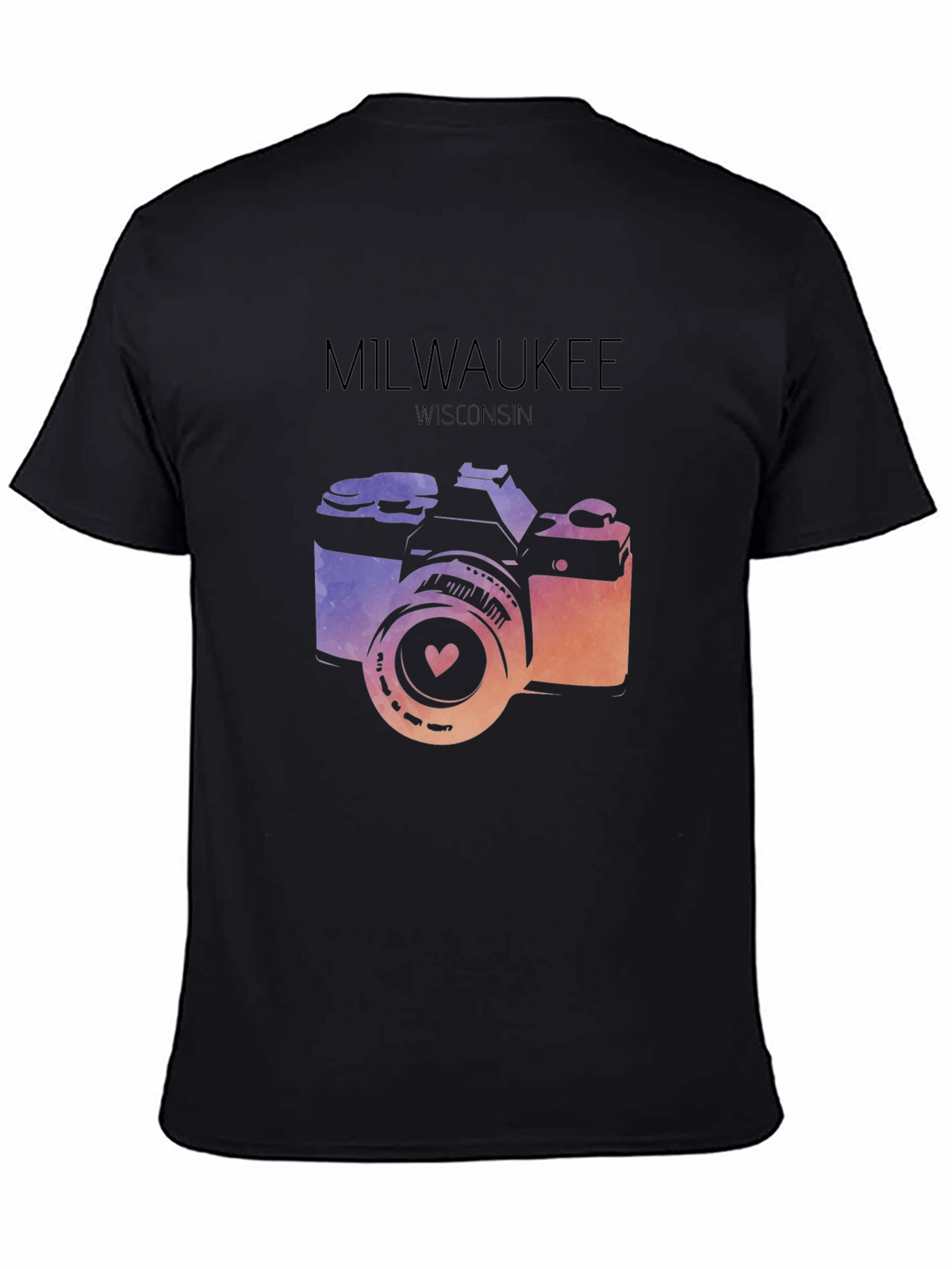 Milwaukee Camera T-Shirt - Wisconsin Love
