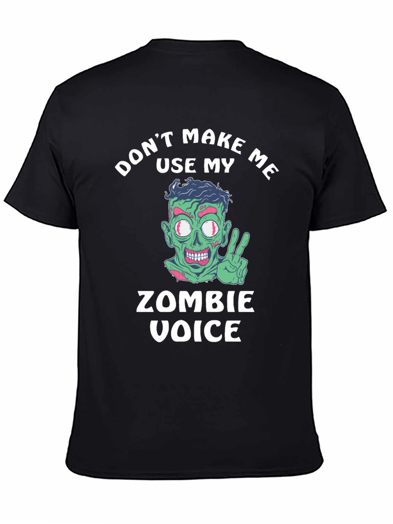 Zombie Voice T-Shirt - Funny Halloween Tee