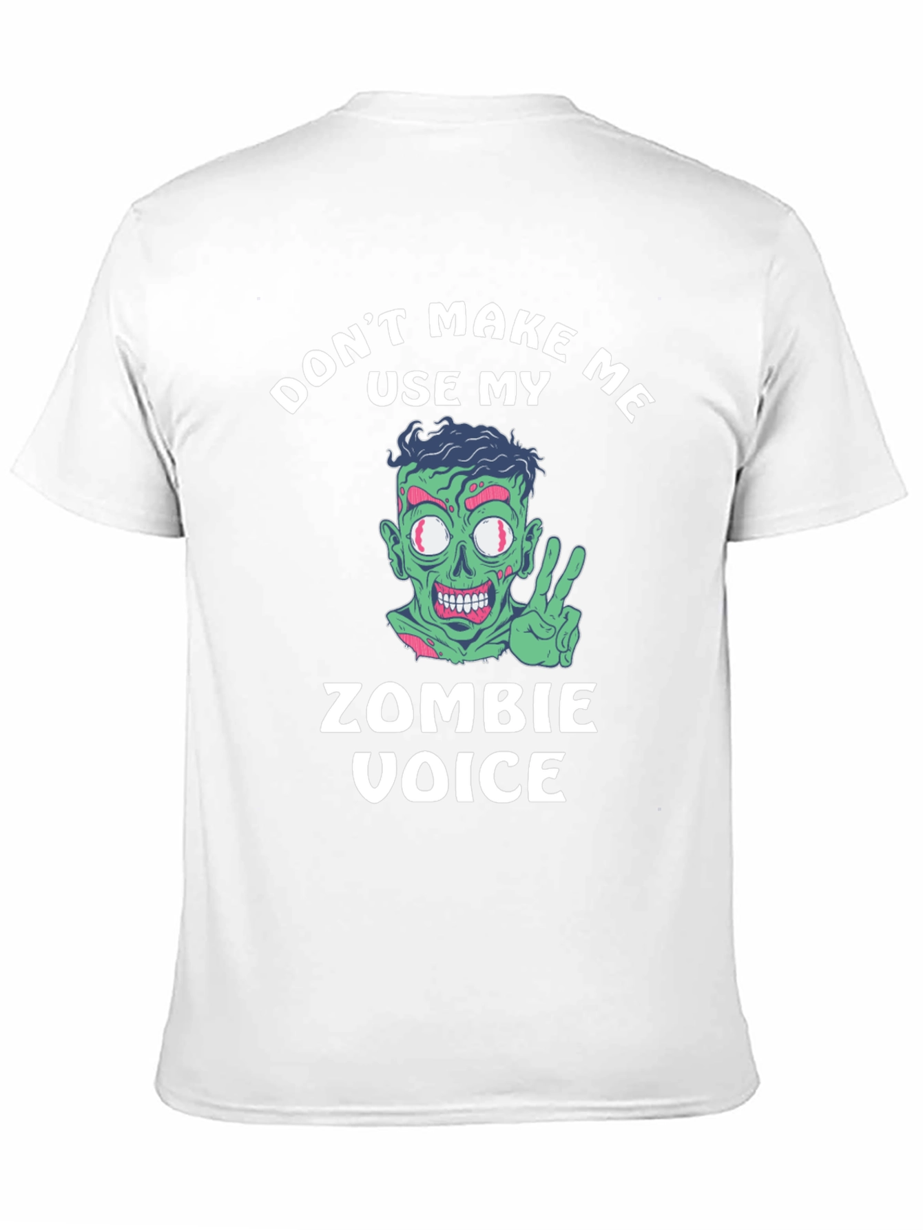 Zombie Voice T-Shirt - Funny Halloween Tee