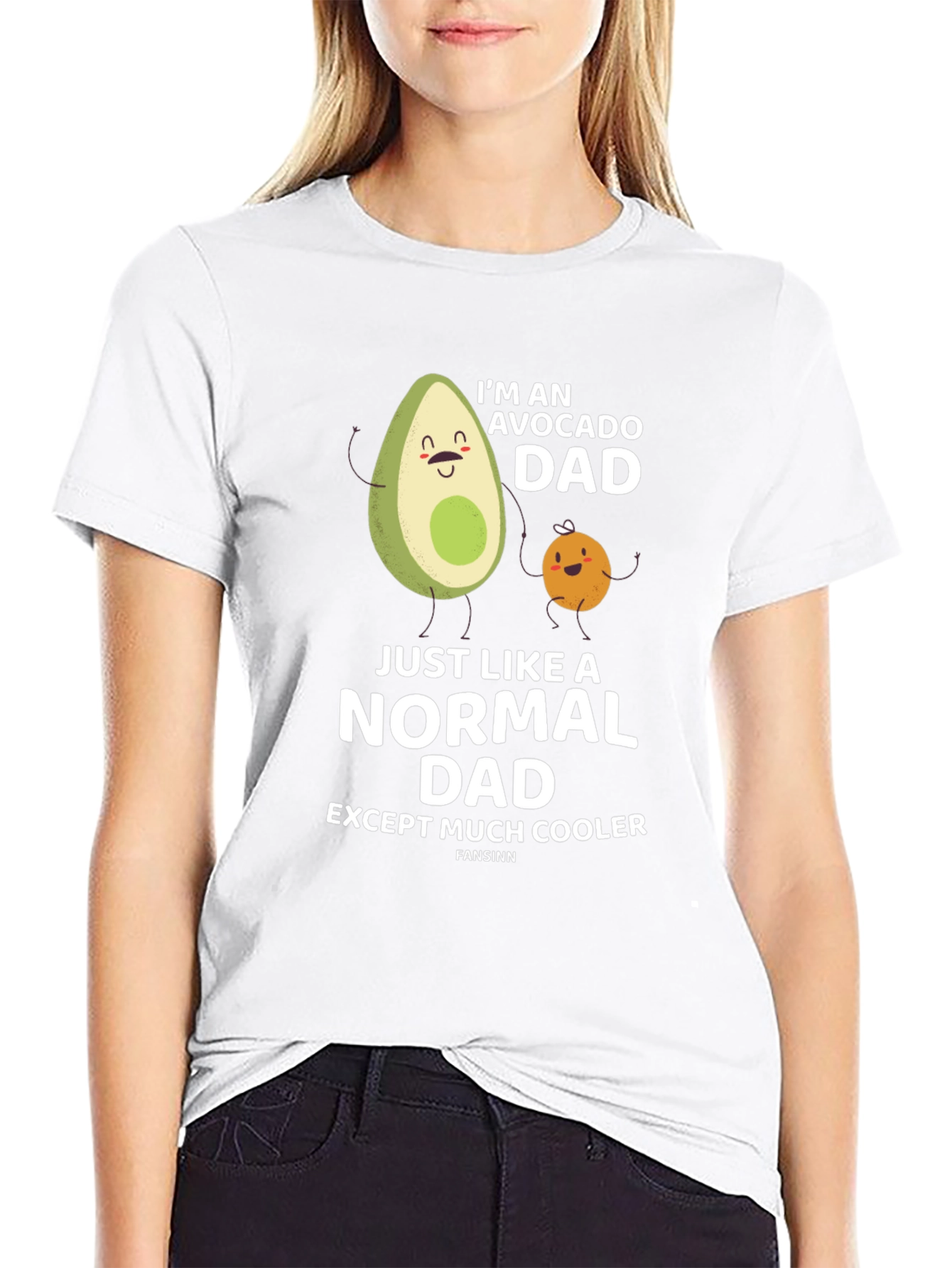 Avocado Dad Graphic T-Shirt - Cool Fathers Day Gift