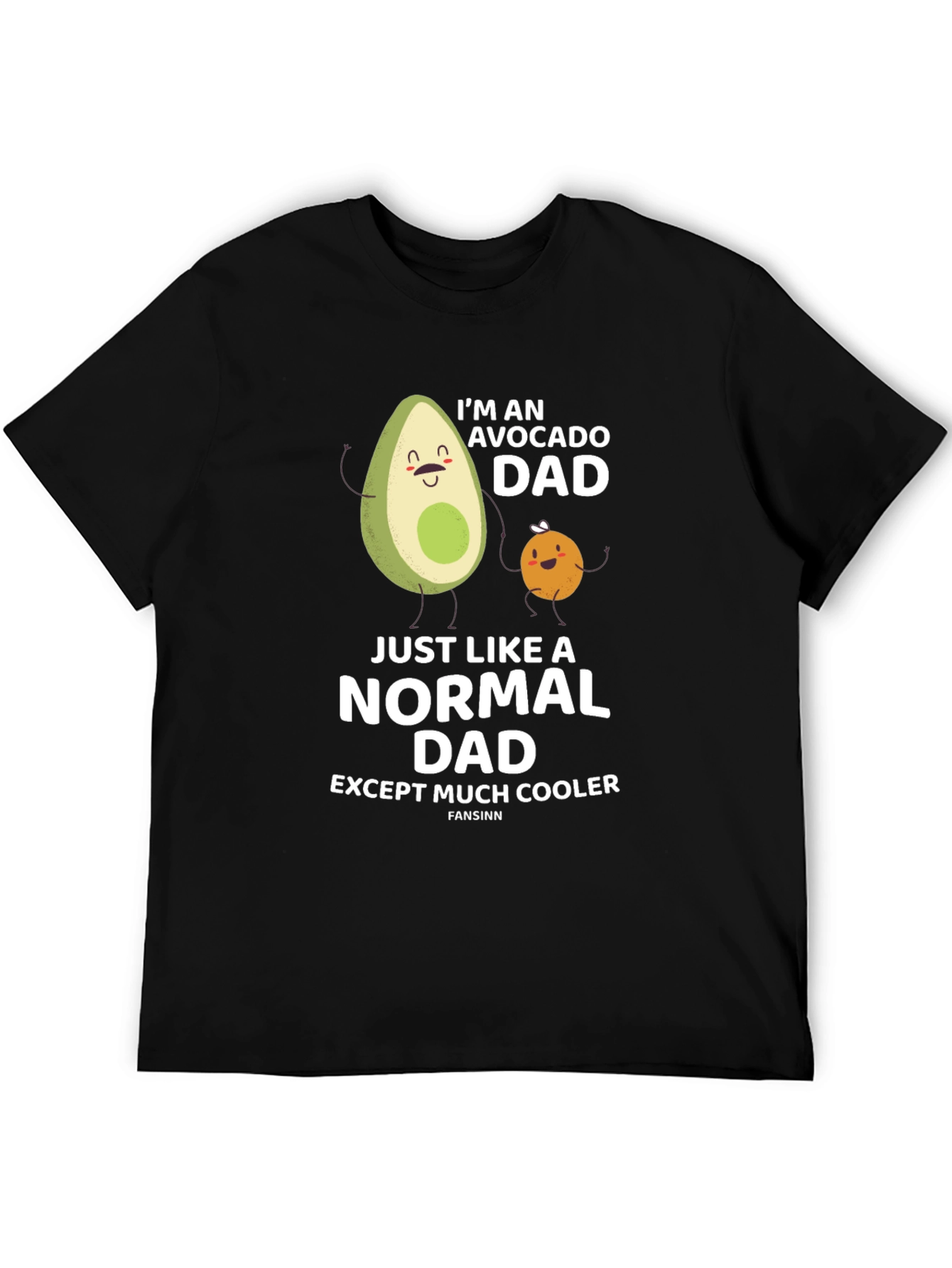 Avocado Dad Graphic T-Shirt - Cool Fathers Day Gift