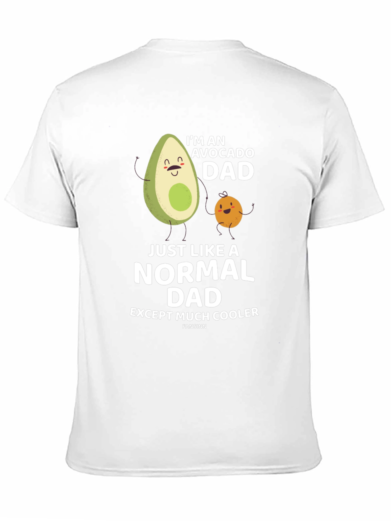 Avocado Dad Graphic T-Shirt - Cool Fathers Day Gift