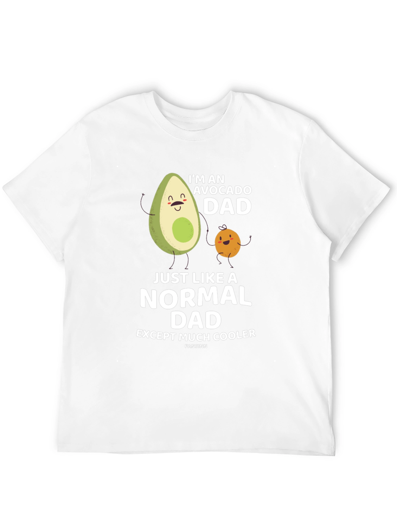 Avocado Dad Graphic T-Shirt - Cool Fathers Day Gift