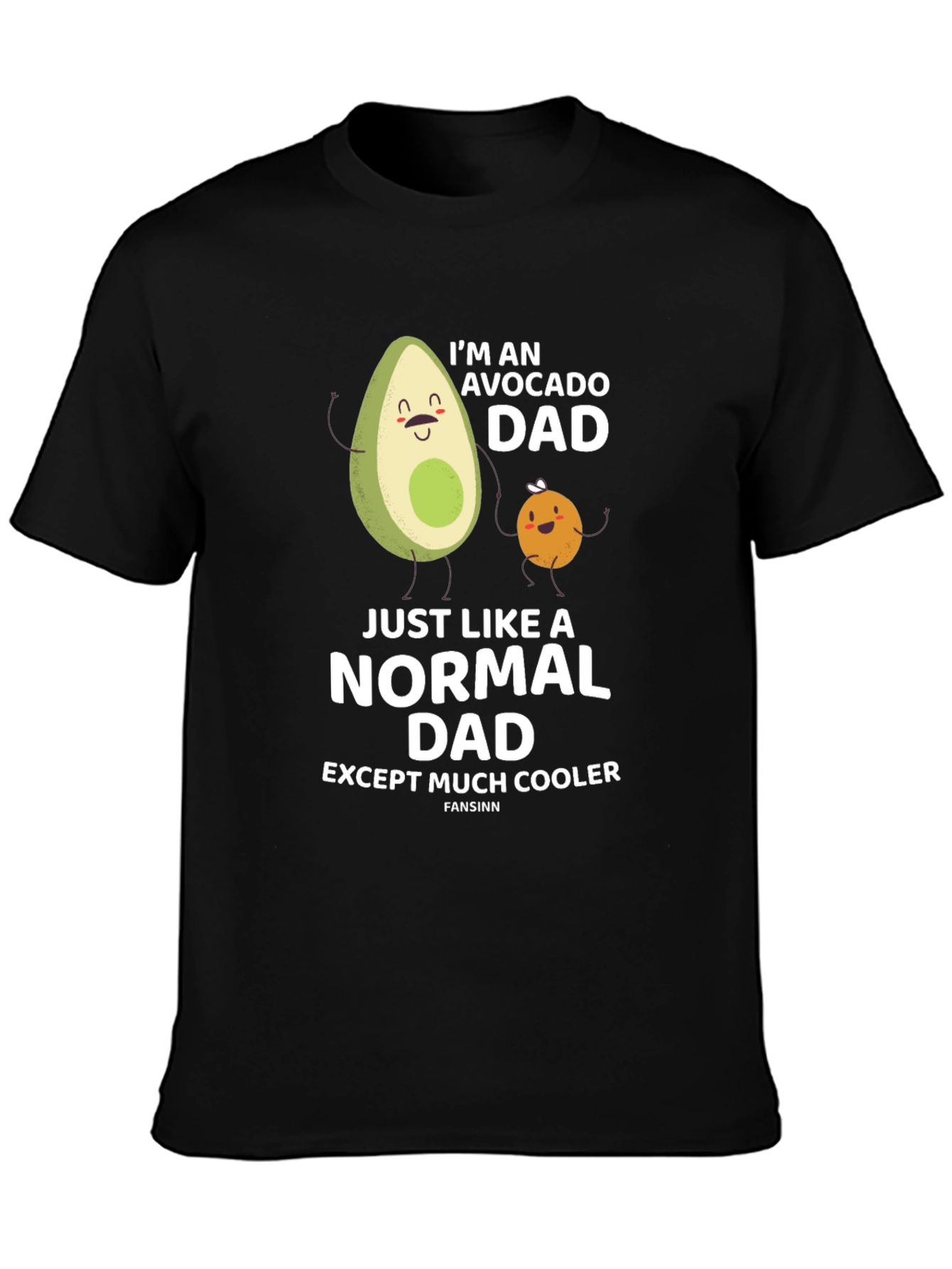 Avocado Dad Graphic T-Shirt - Cool Fathers Day Gift