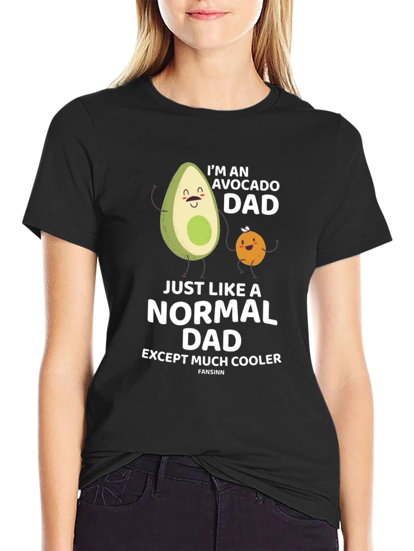 Avocado Dad Graphic T-Shirt - Cool Fathers Day Gift