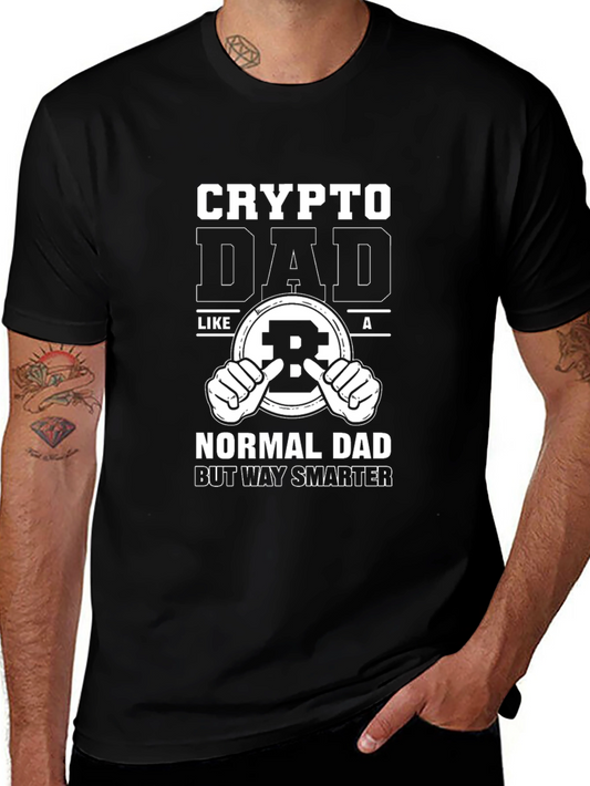 Crypto Dad T-Shirt - Bitcoin Fathers Day Tee