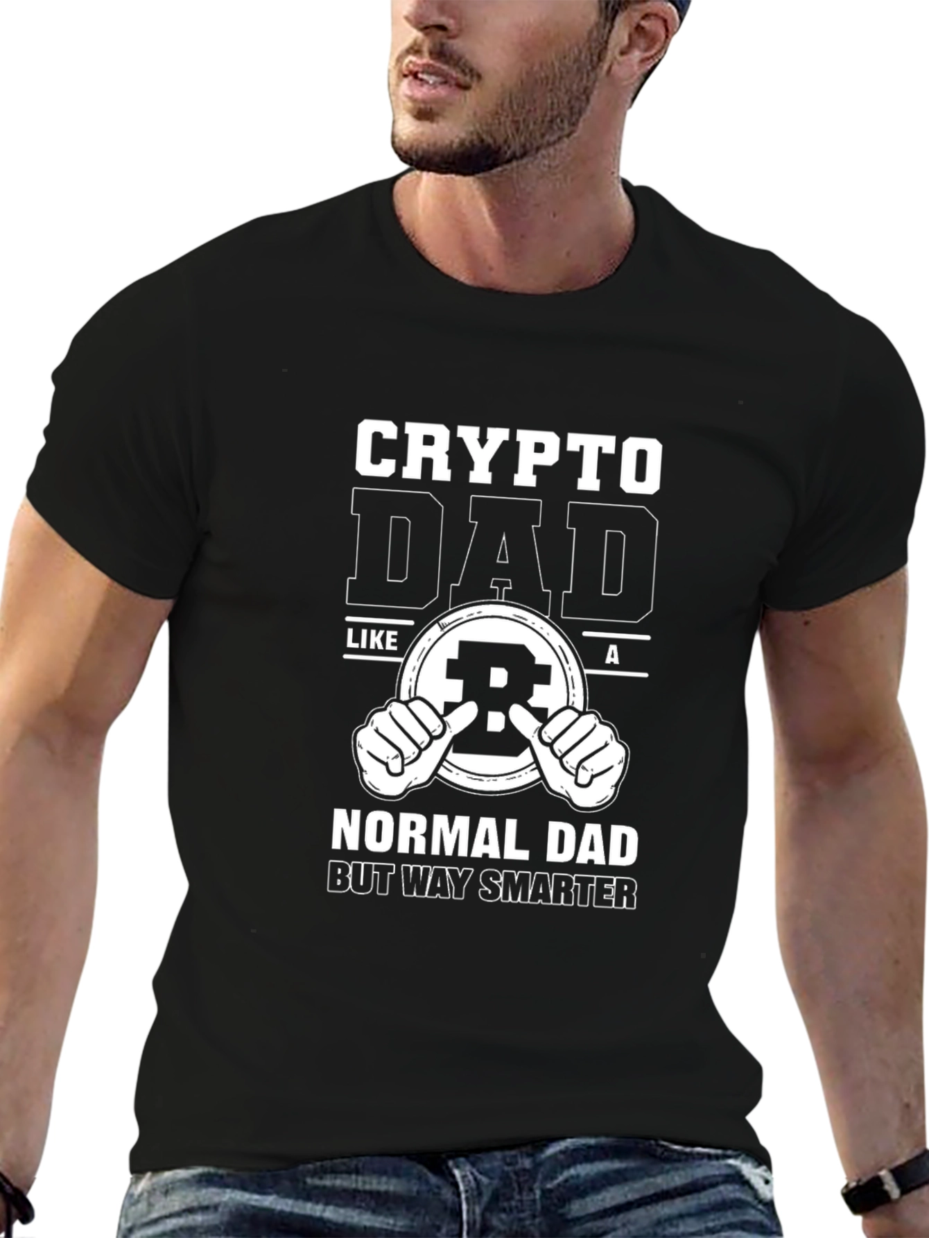 Crypto Dad T-Shirt - Bitcoin Fathers Day Tee
