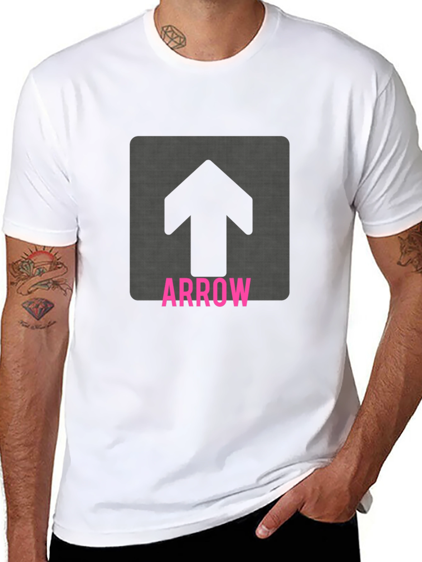 Arrow Graphic Tee - Directional Design