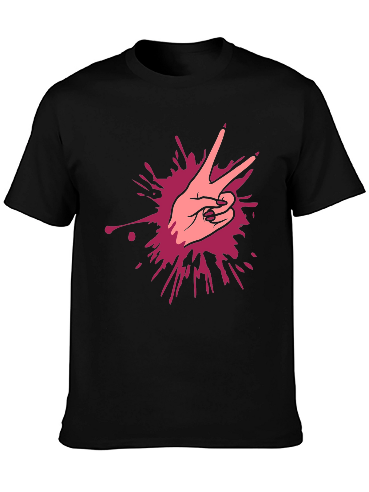 Peace Sign Graphic Tee - Stylish & Comfortable