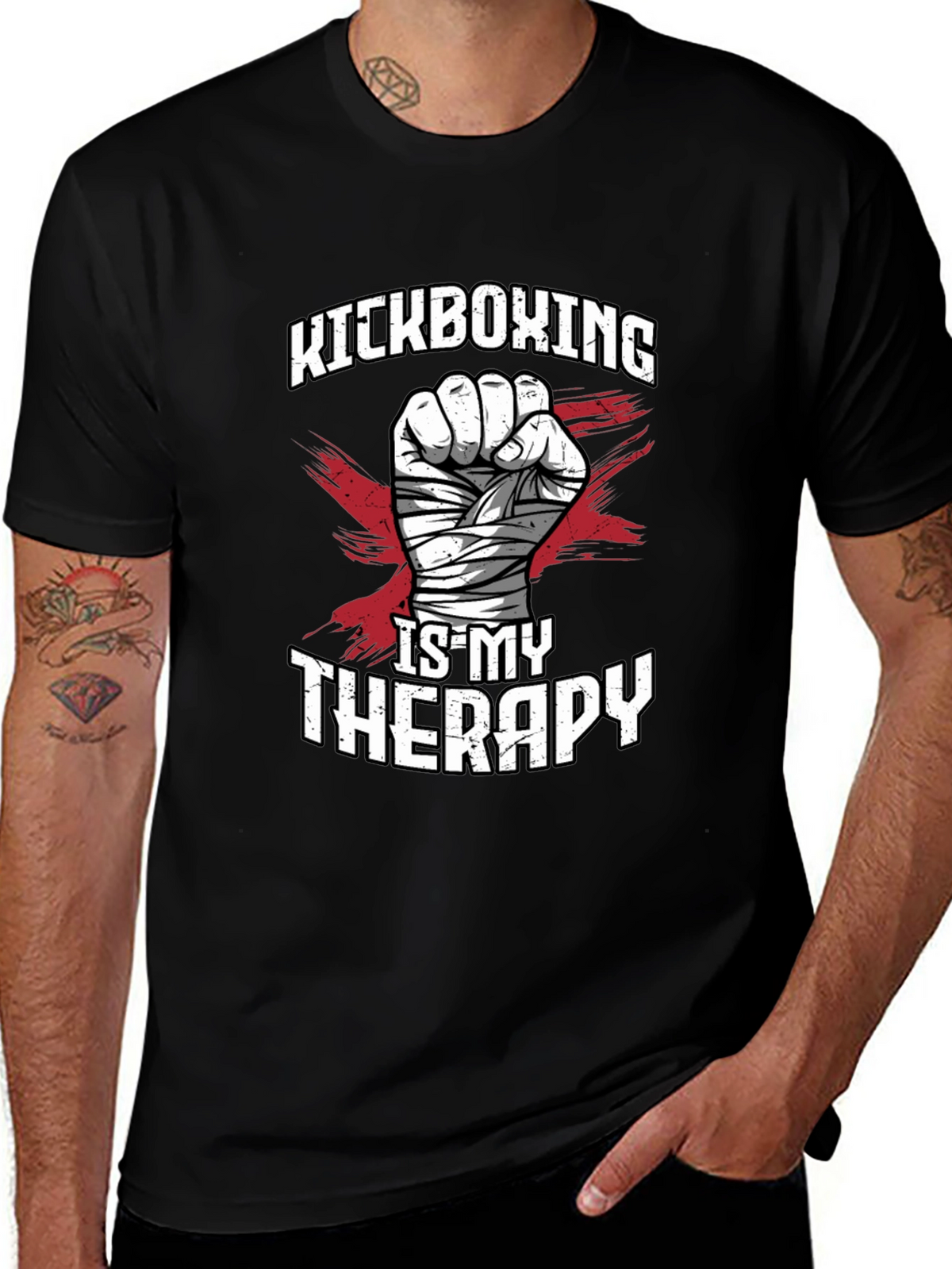Kickboxing Therapy Graphic Tee