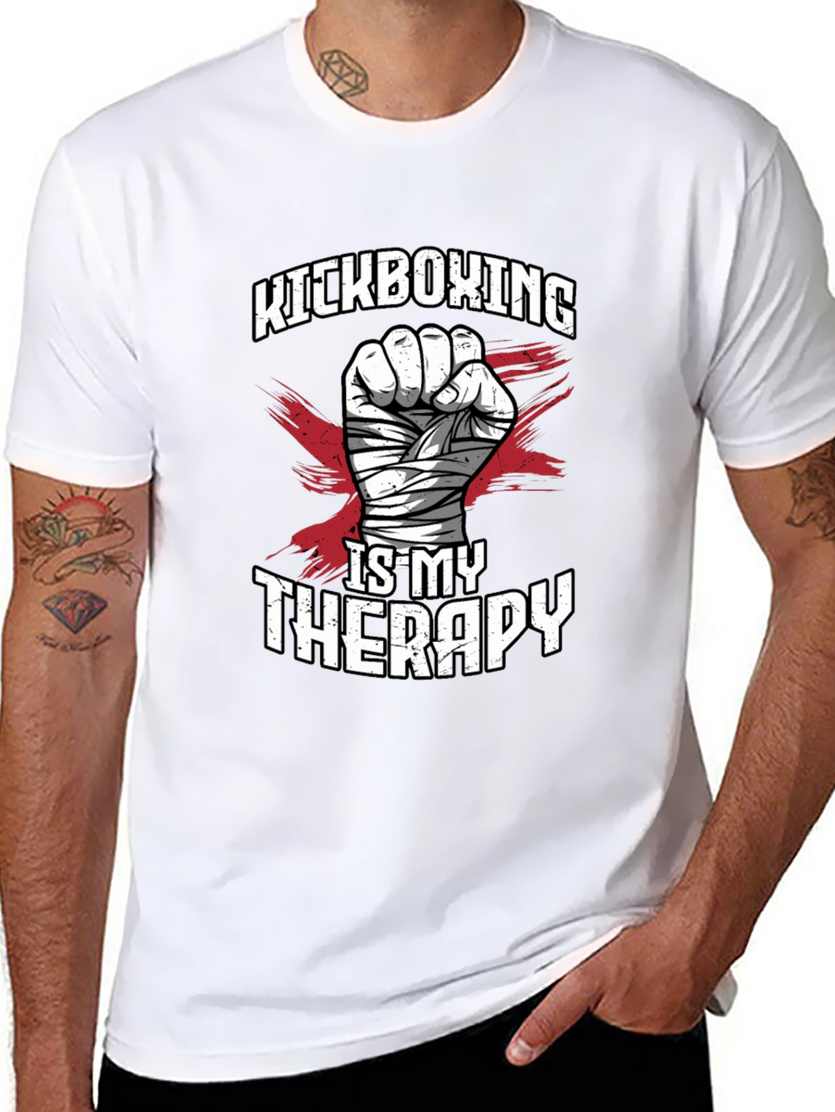 Kickboxing Therapy Graphic Tee