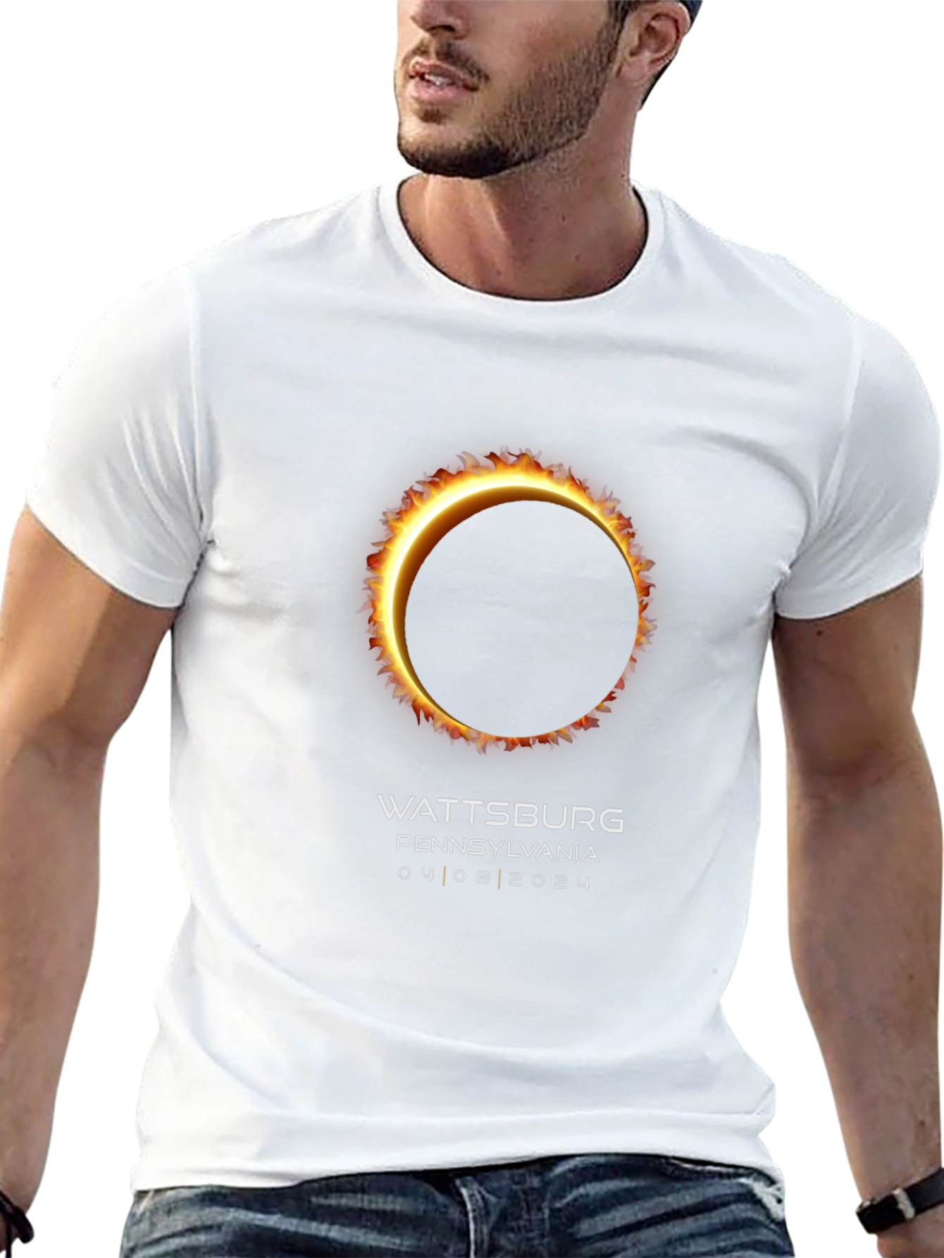 Total Solar Eclipse Wattsburg Pennsylvania 2024 T-Shirt