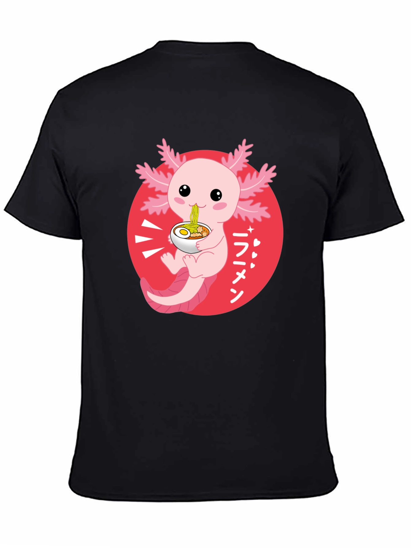 Axolotl Ramen T-Shirt - Cute Kawaii Design