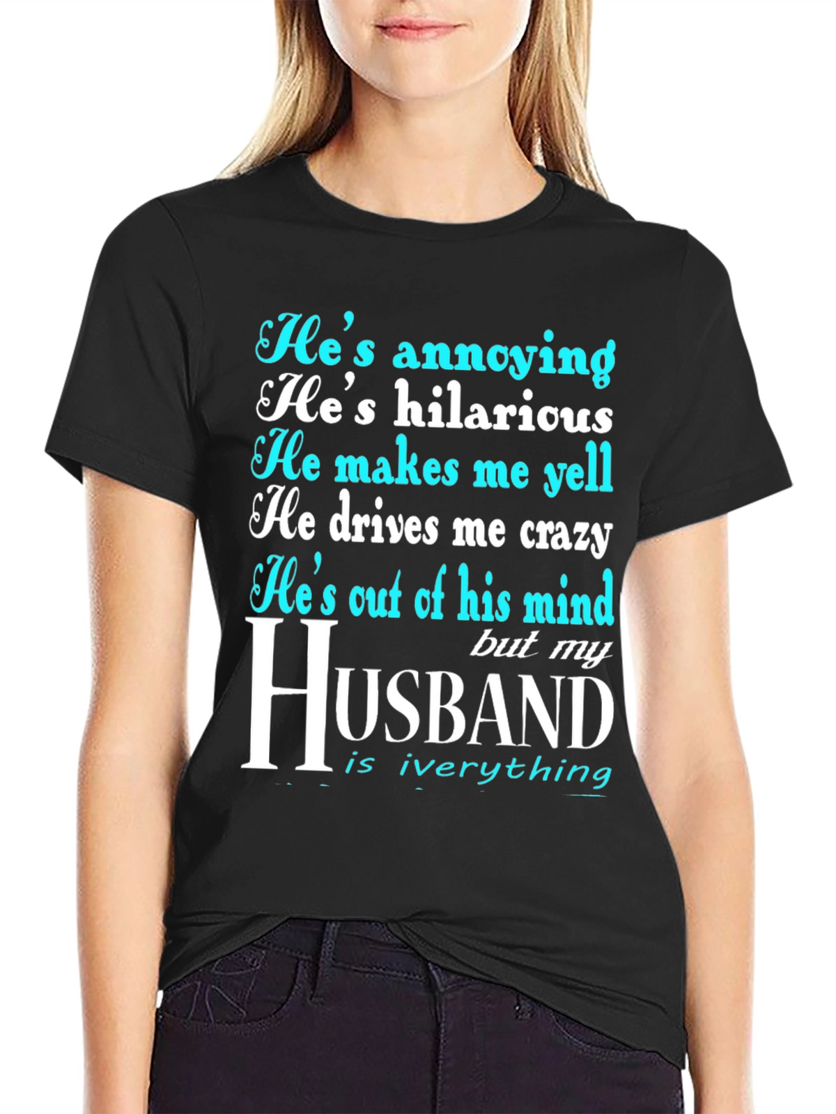 Husband Graphic Novelty T-Shirt
