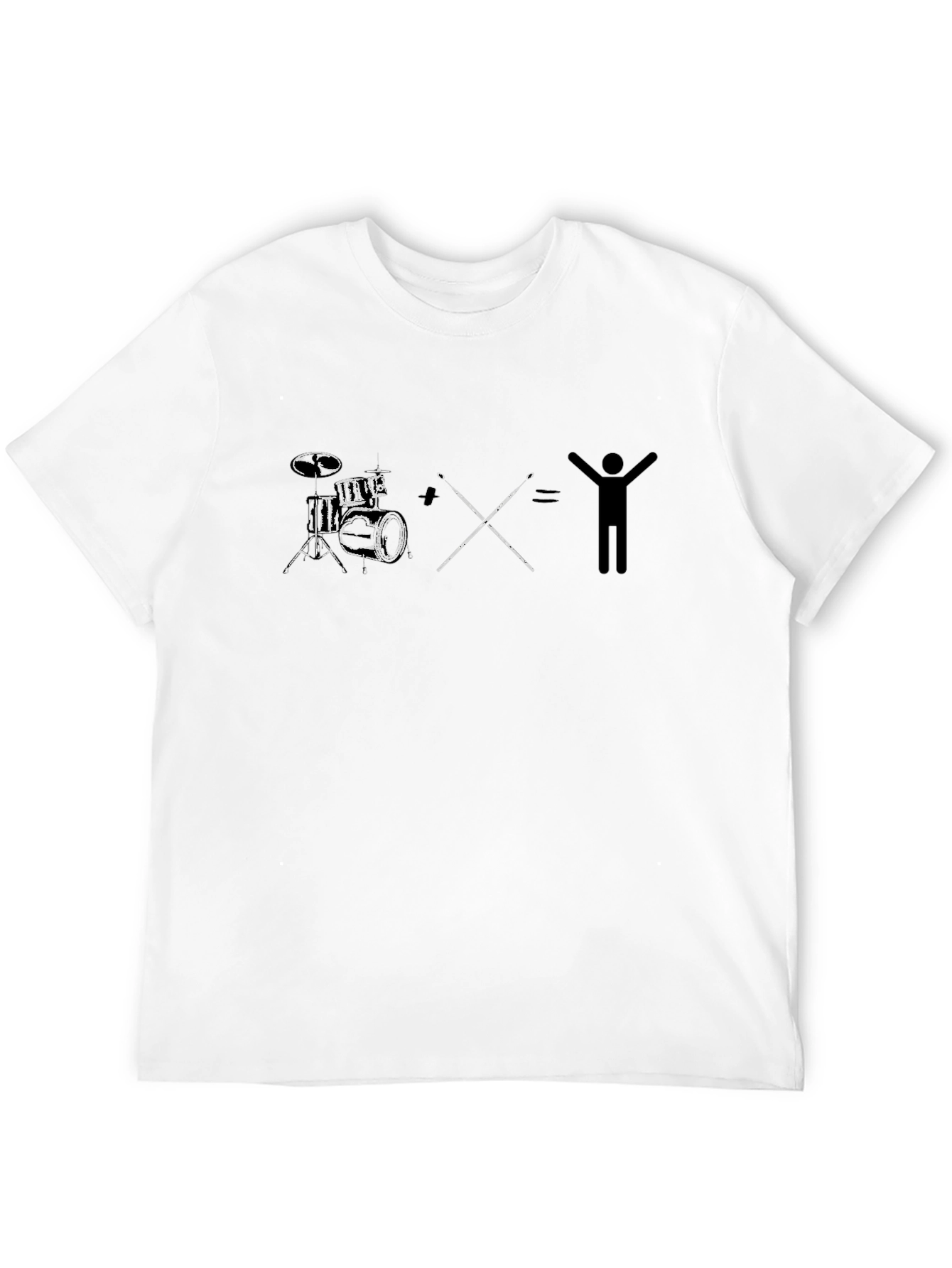 Drummer Equation Black Graphic Tee