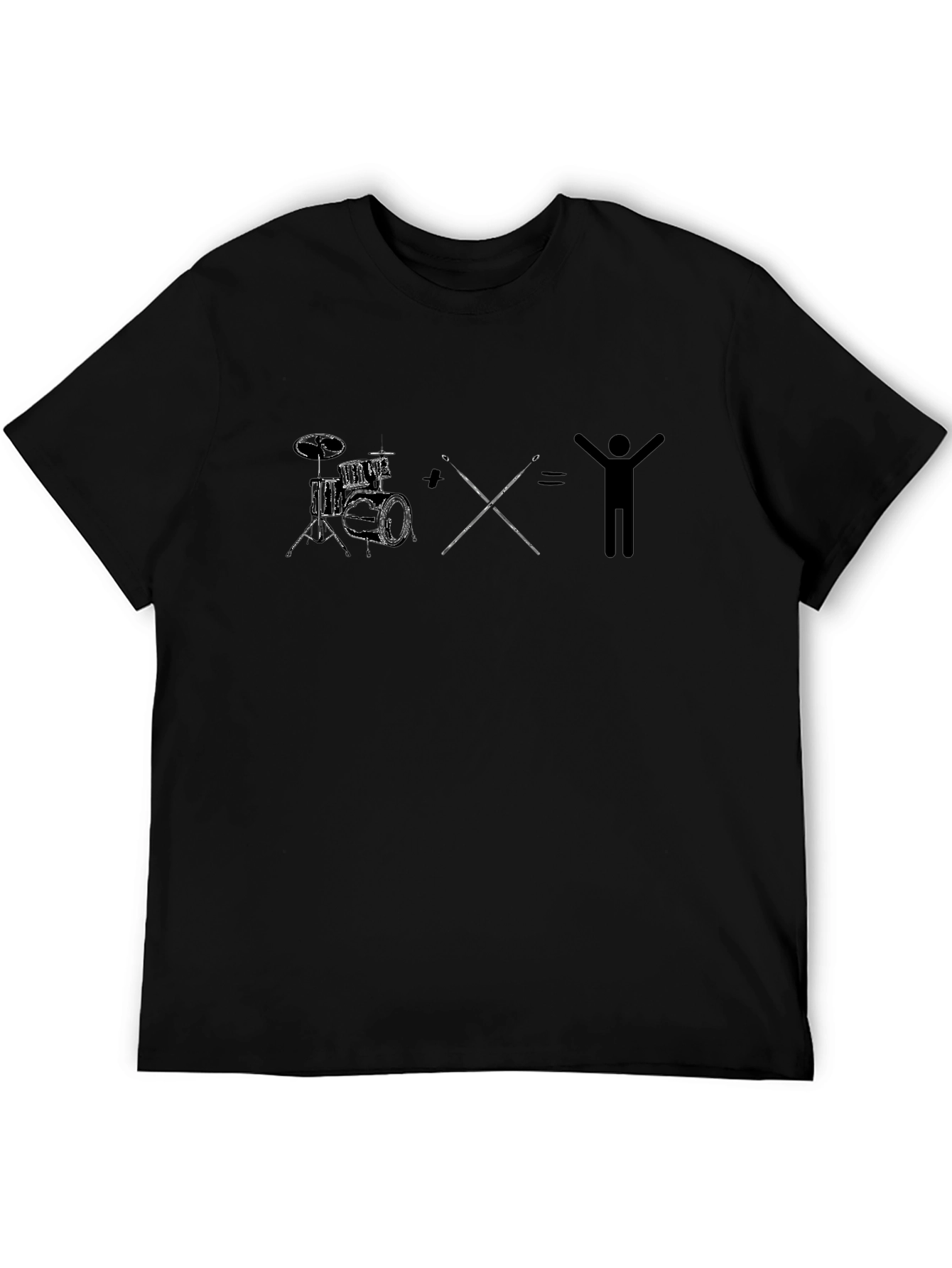 Drummer Equation Black Graphic Tee
