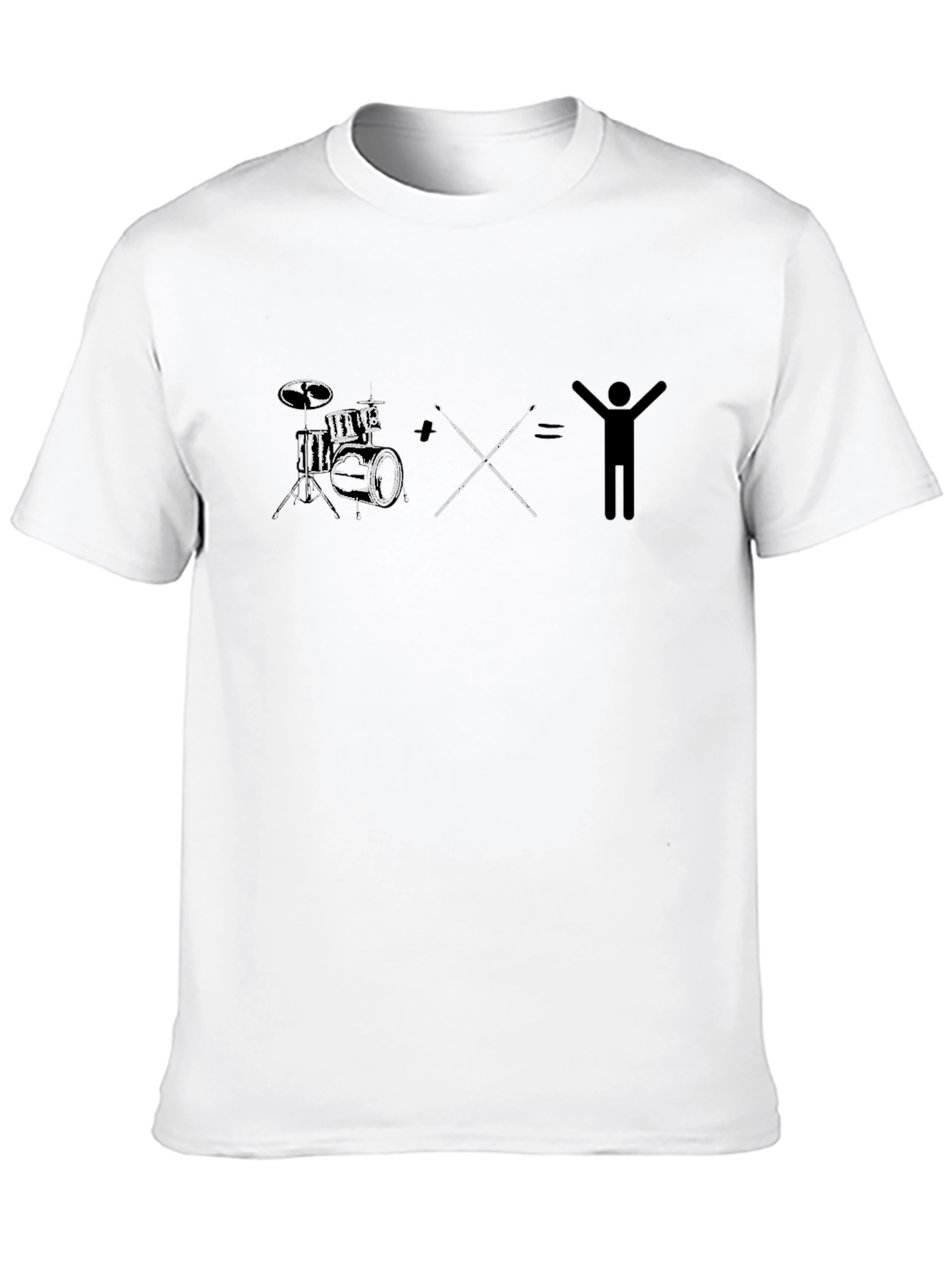 Drummer Equation Black Graphic Tee
