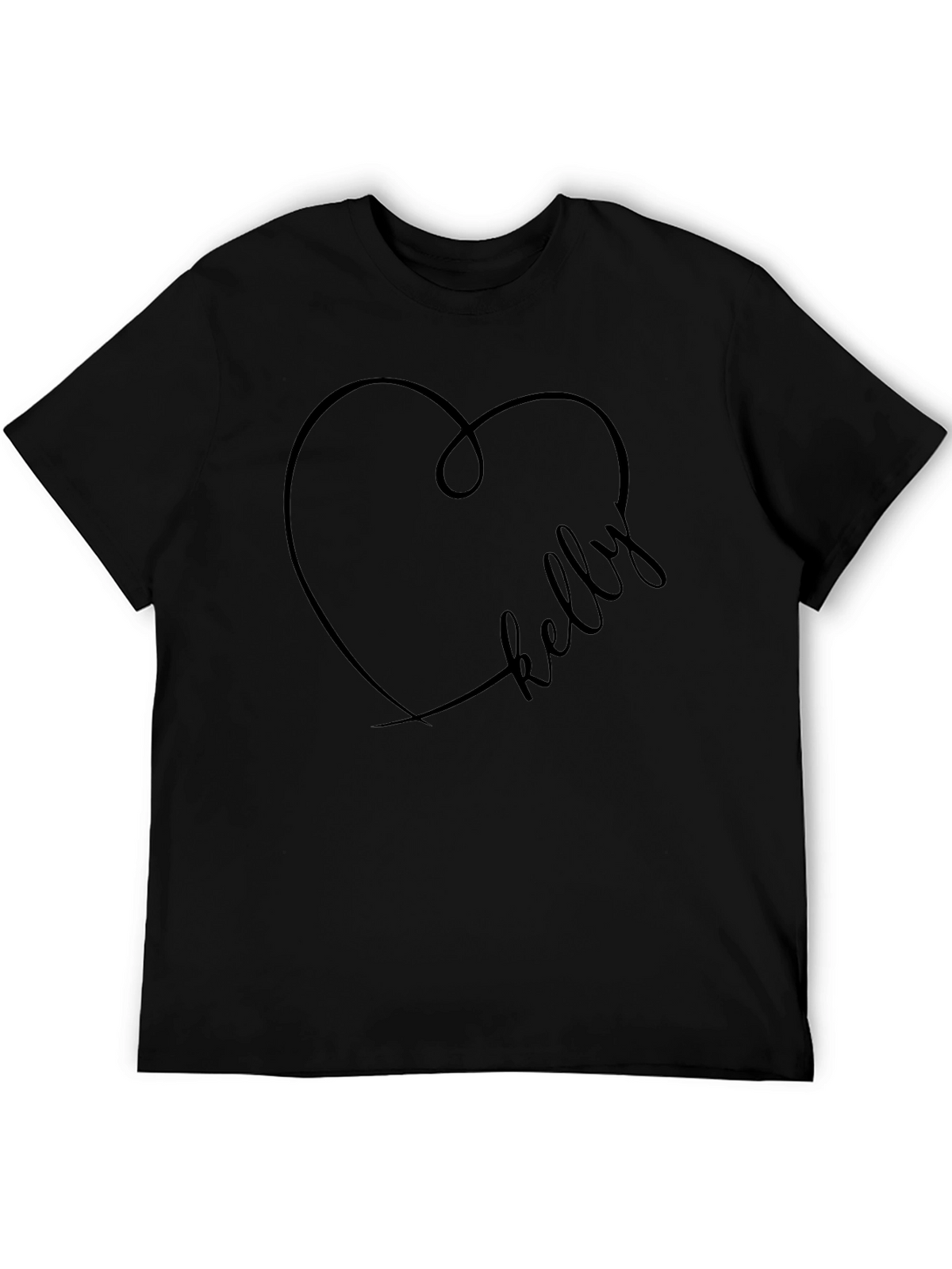 Kelly Heart Tee - Stylish Personalized T-Shirt