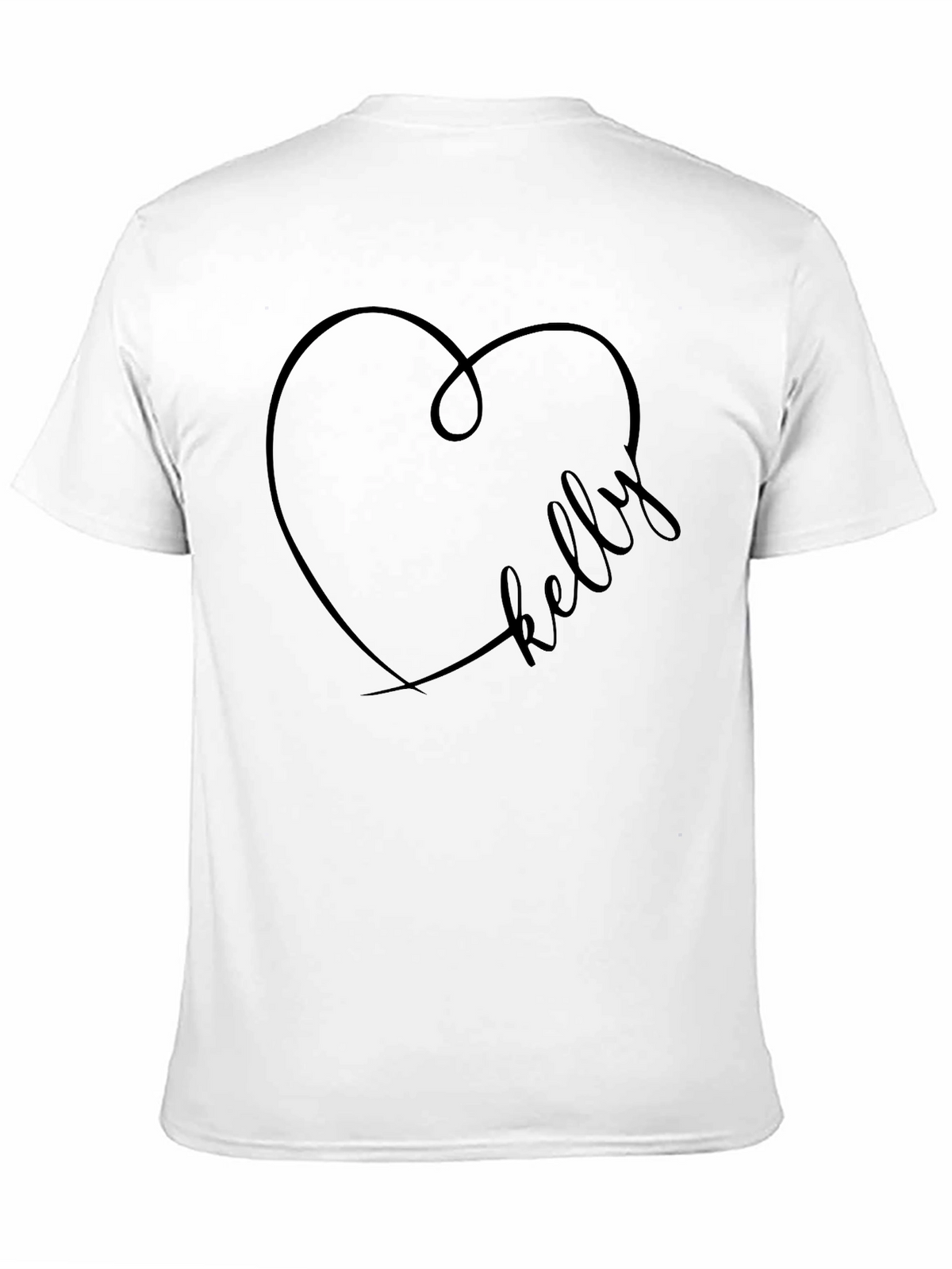 Kelly Heart Tee - Stylish Personalized T-Shirt