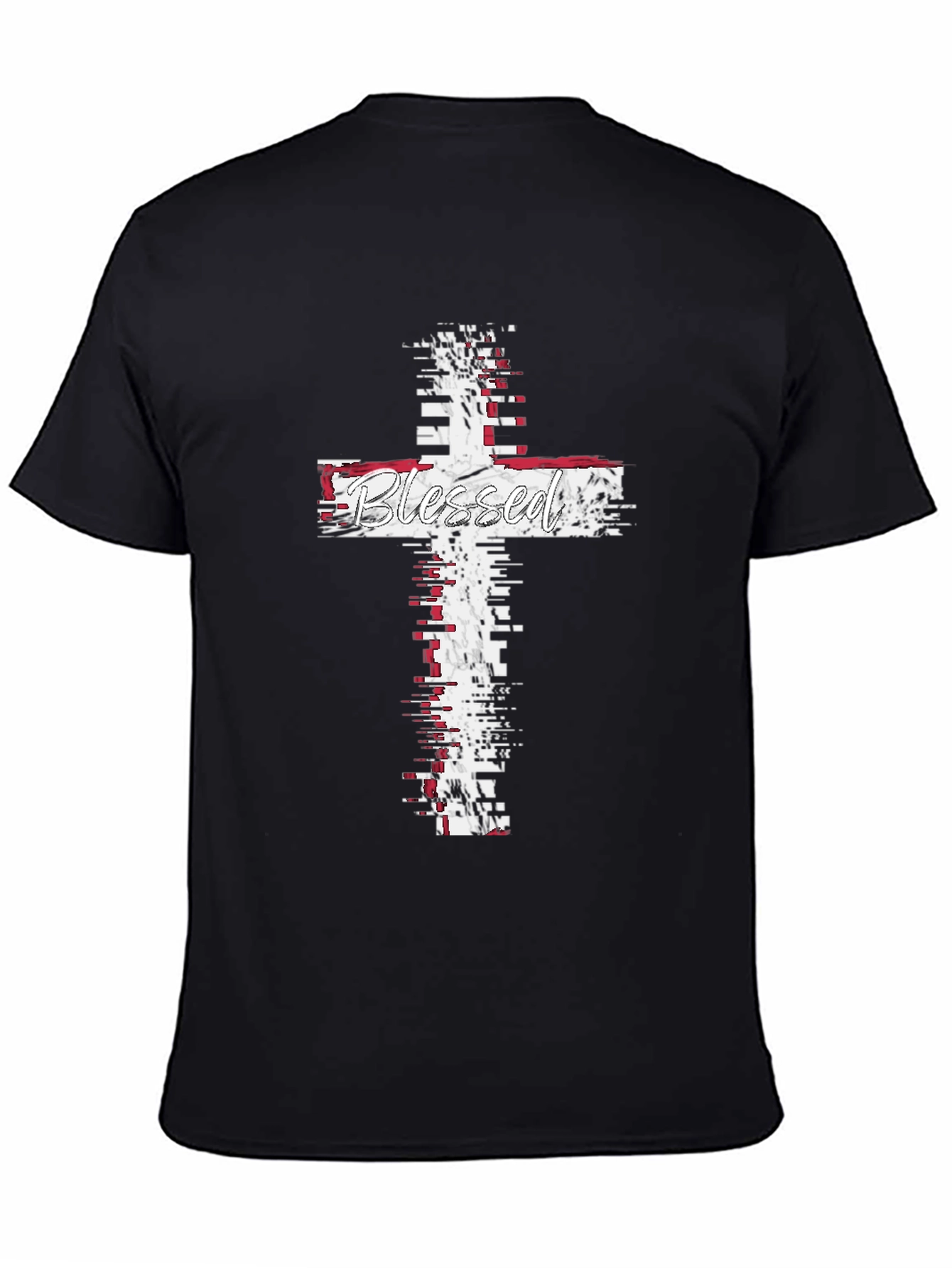 Blessed Cross Graphic T-Shirt - Christian Faith Apparel