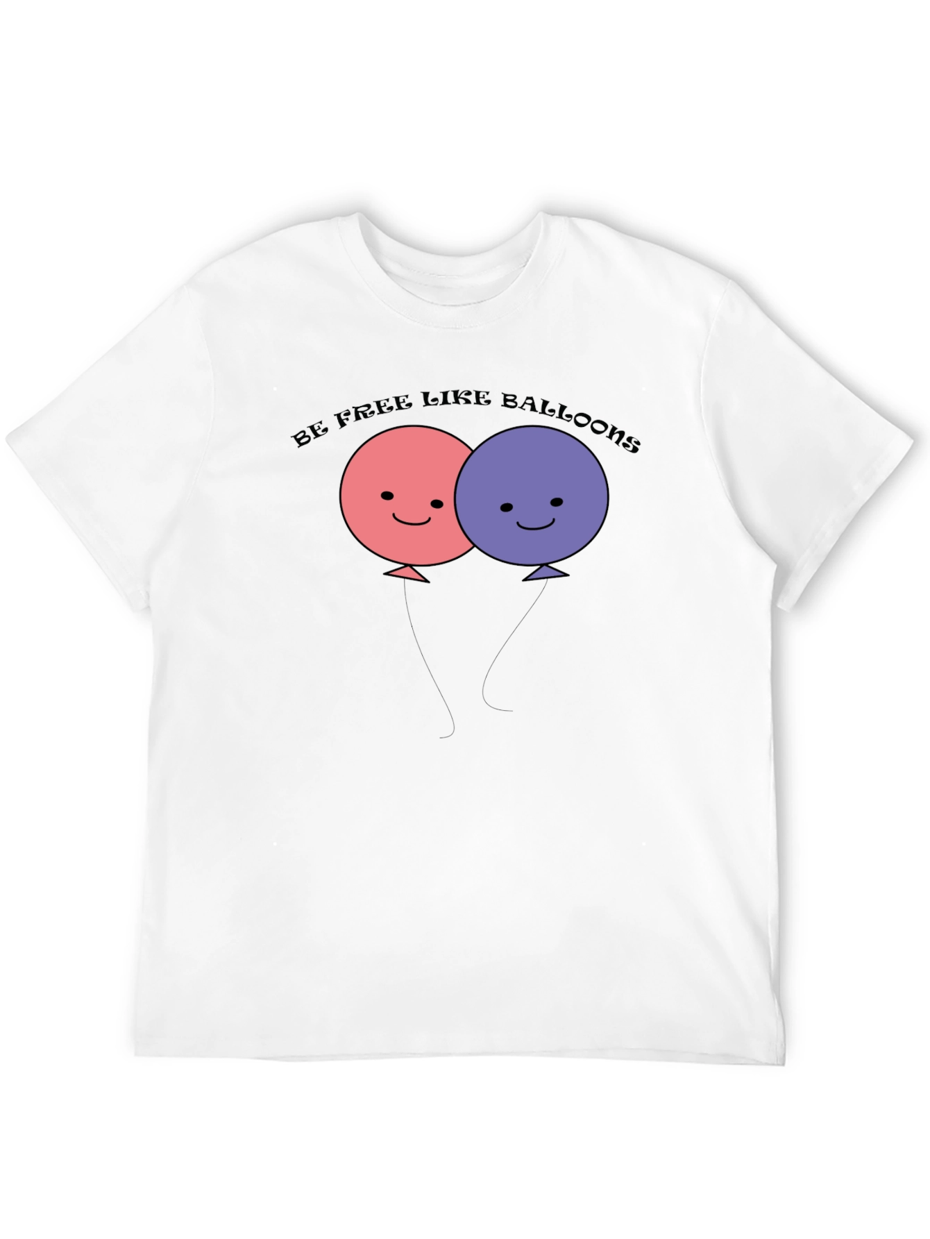 Be Free Like Balloons Graphic T-Shirt