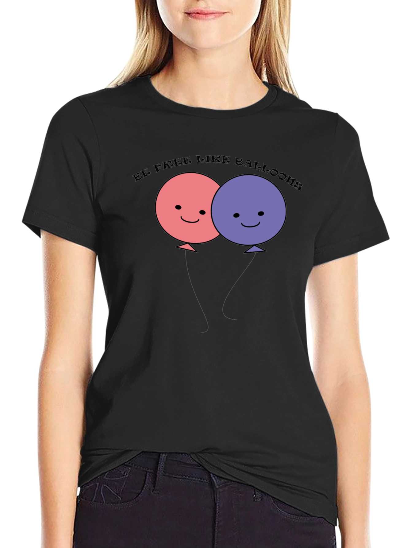 Be Free Like Balloons Graphic T-Shirt