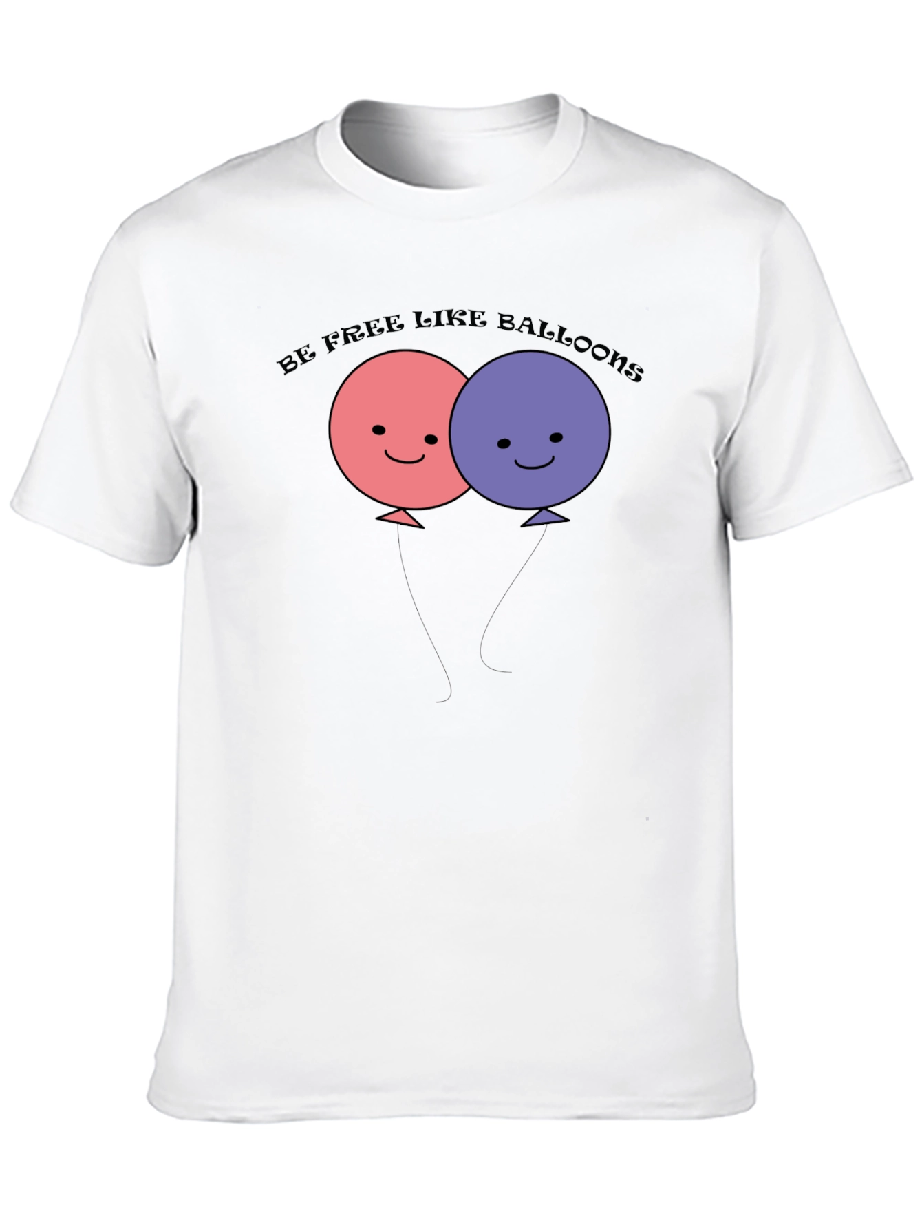 Be Free Like Balloons Graphic T-Shirt