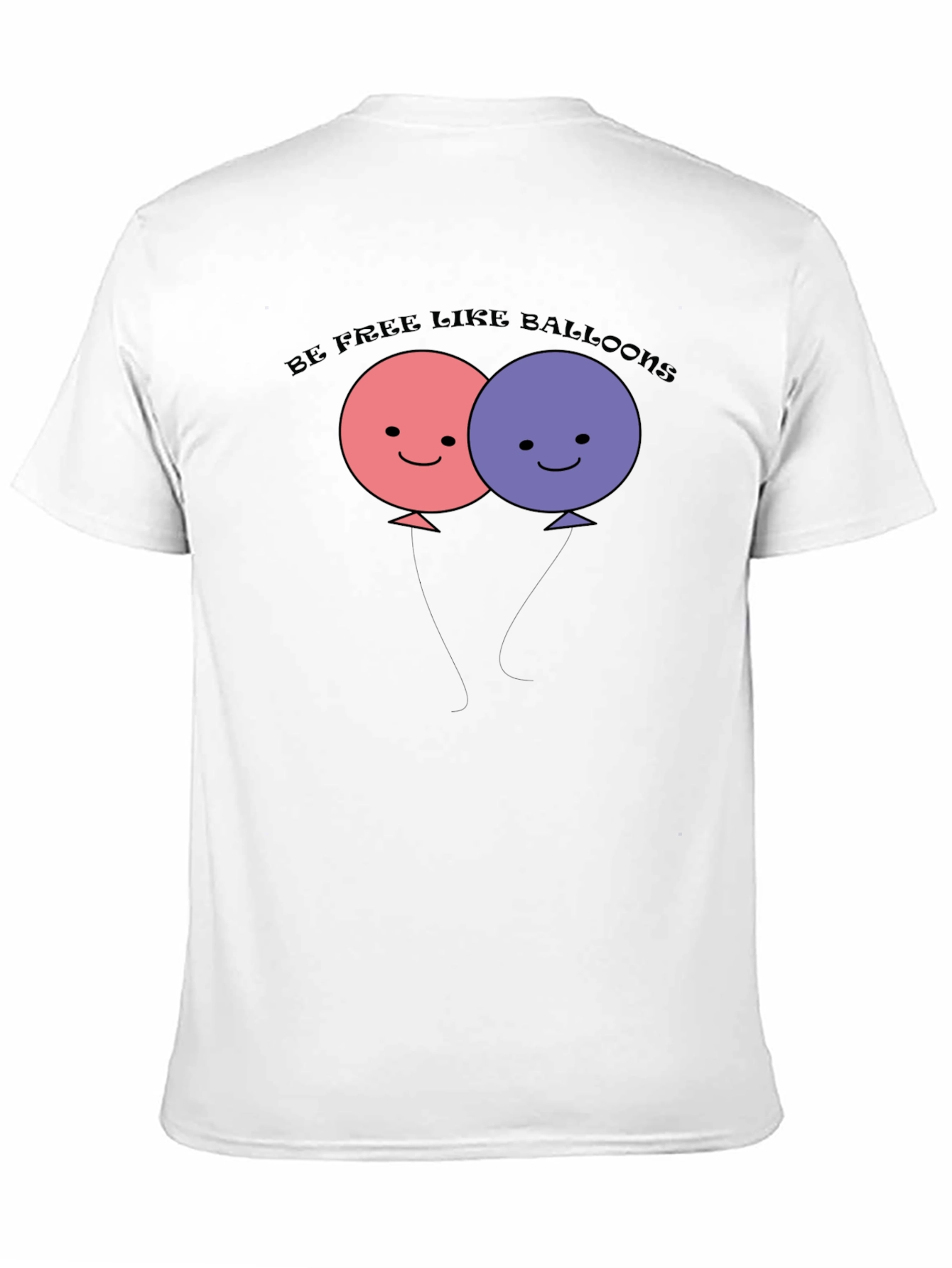 Be Free Like Balloons Graphic T-Shirt