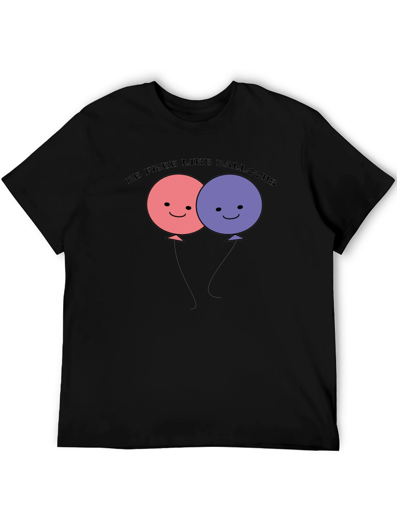 Be Free Like Balloons Graphic T-Shirt