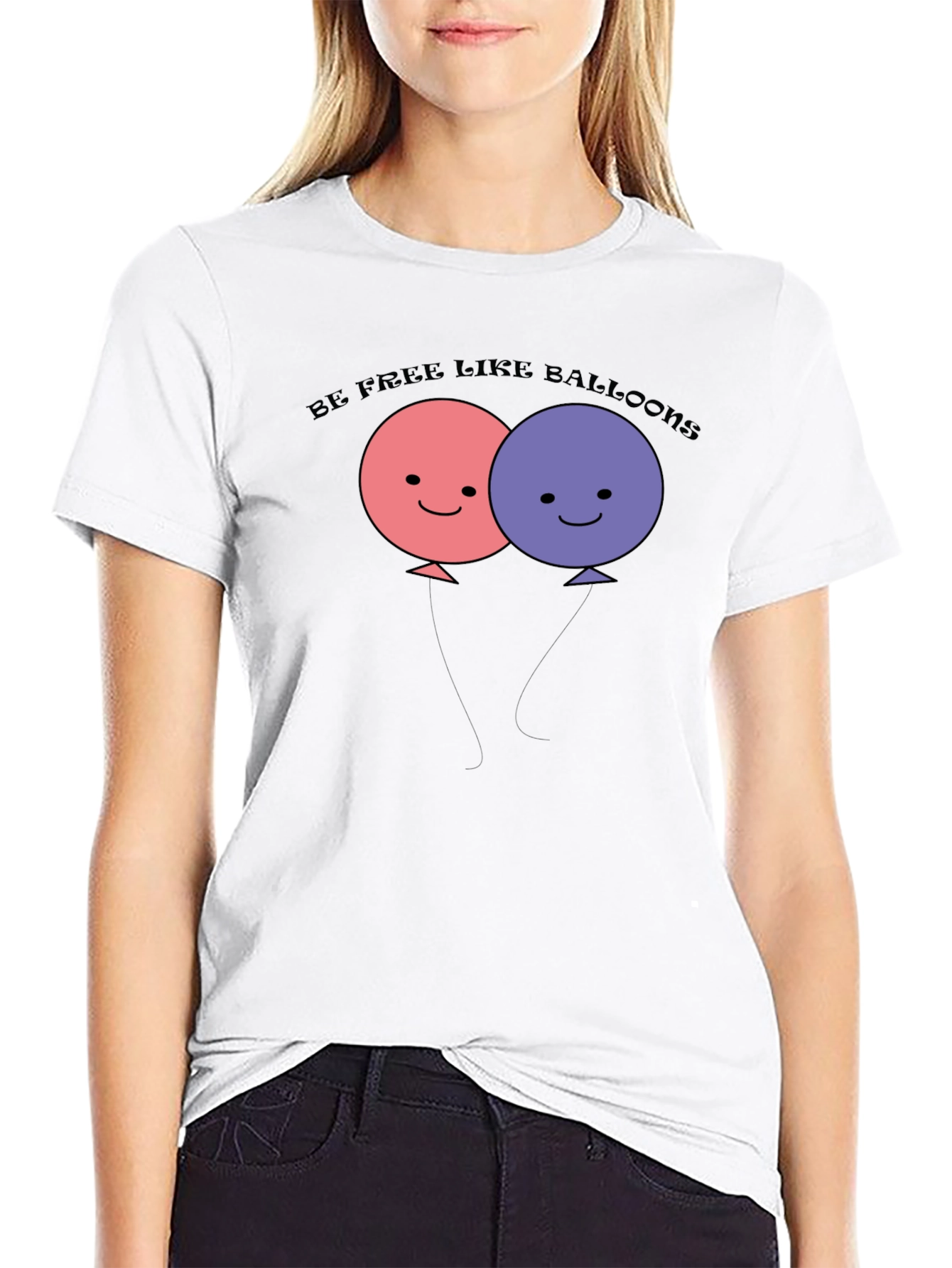 Be Free Like Balloons Graphic T-Shirt