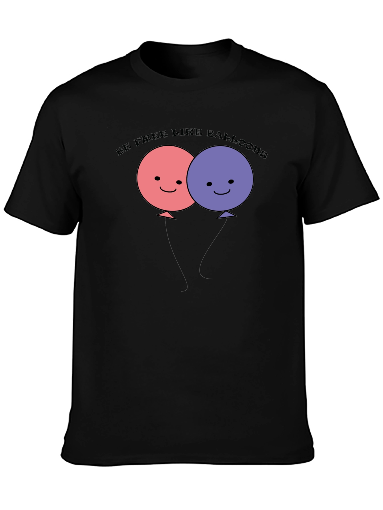Be Free Like Balloons Graphic T-Shirt
