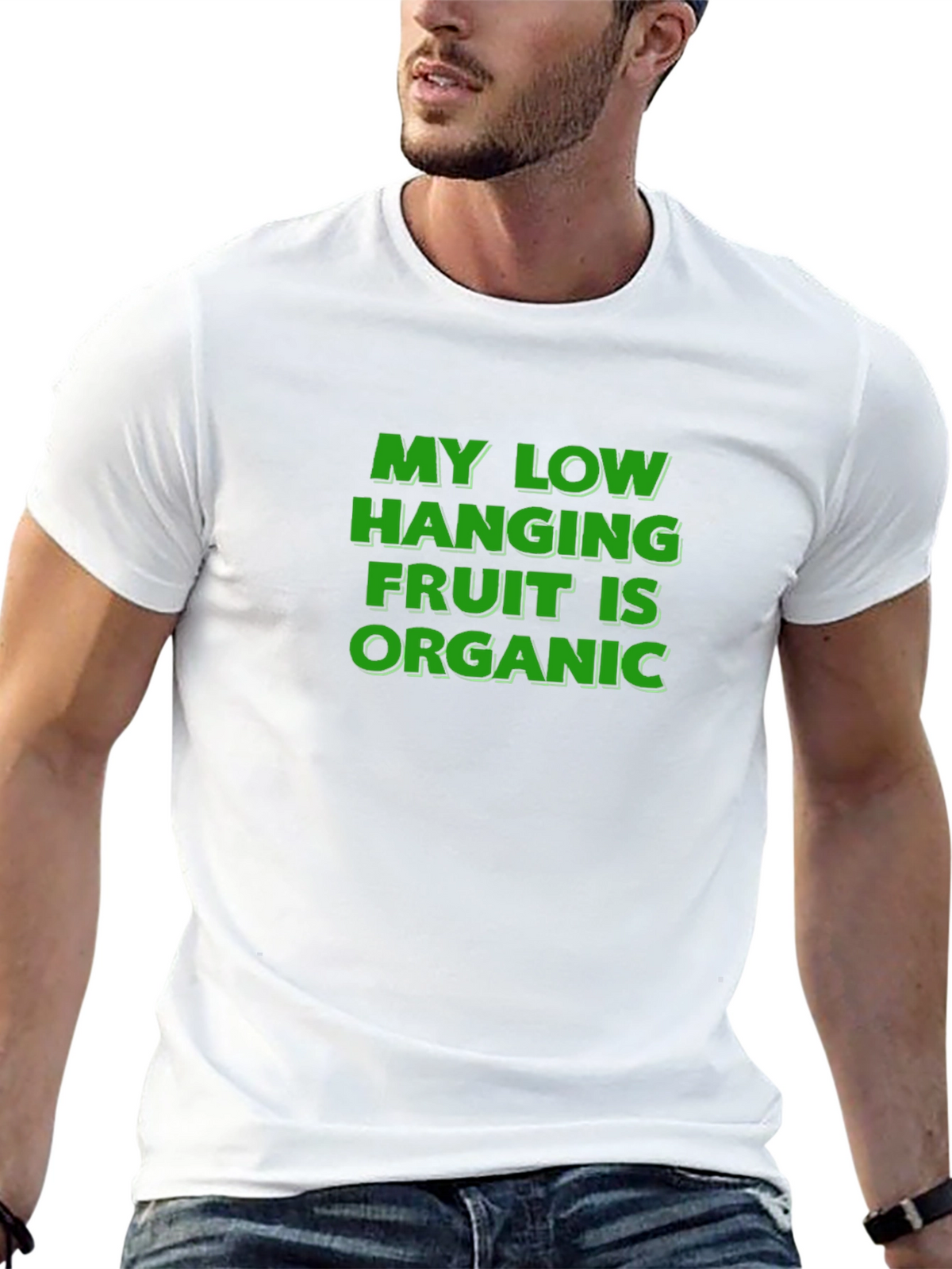 Organic Humor Tee - Low Hanging Fruit