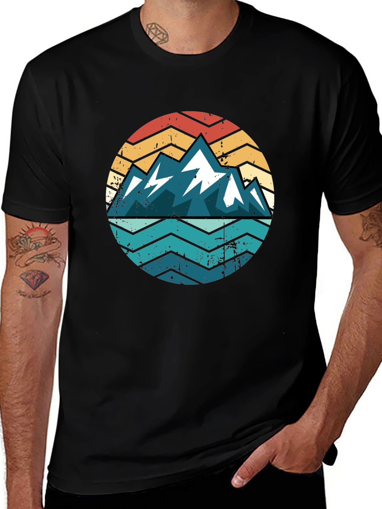 Retro Mountain Graphic Tee