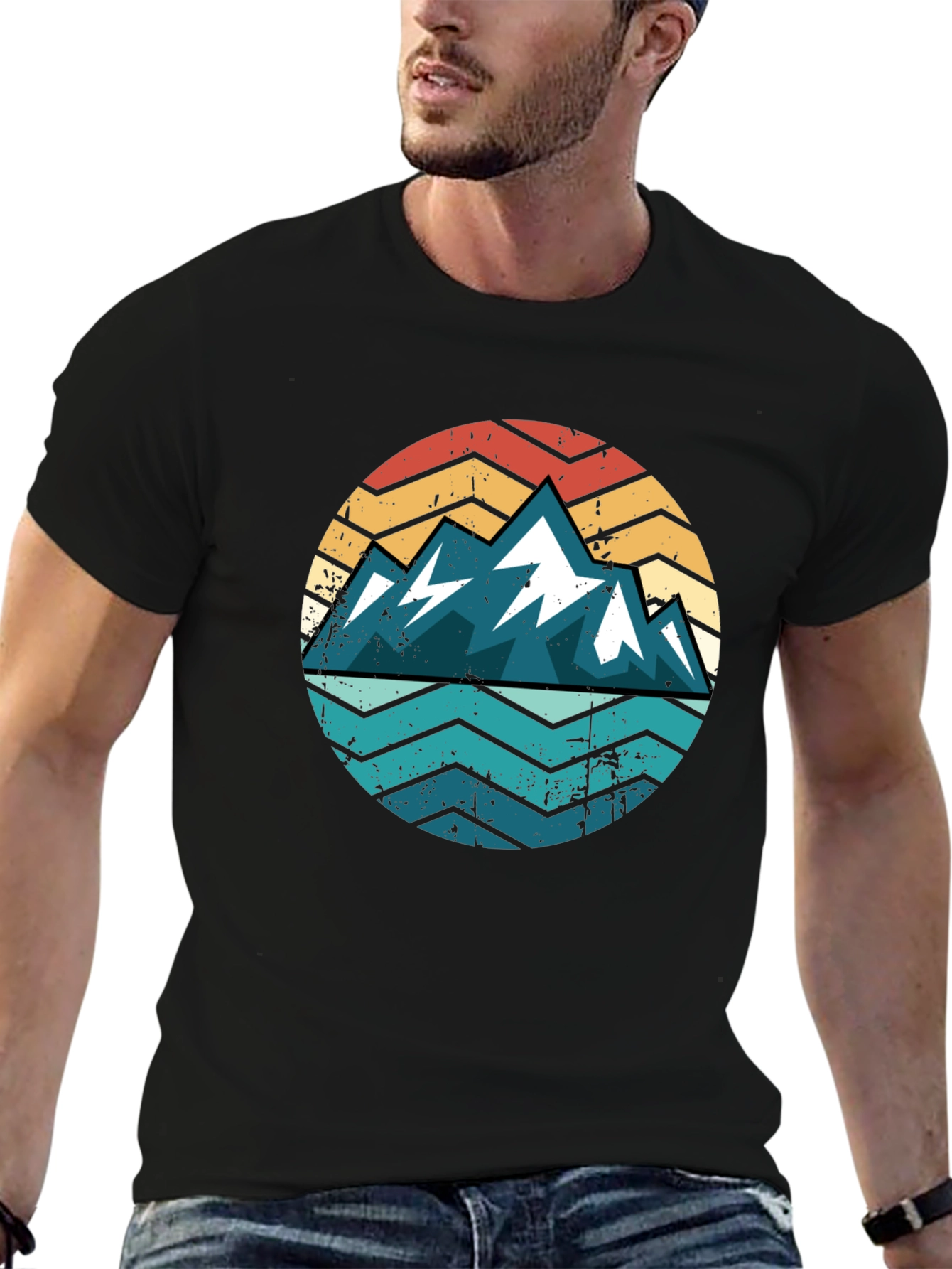 Retro Mountain Graphic Tee