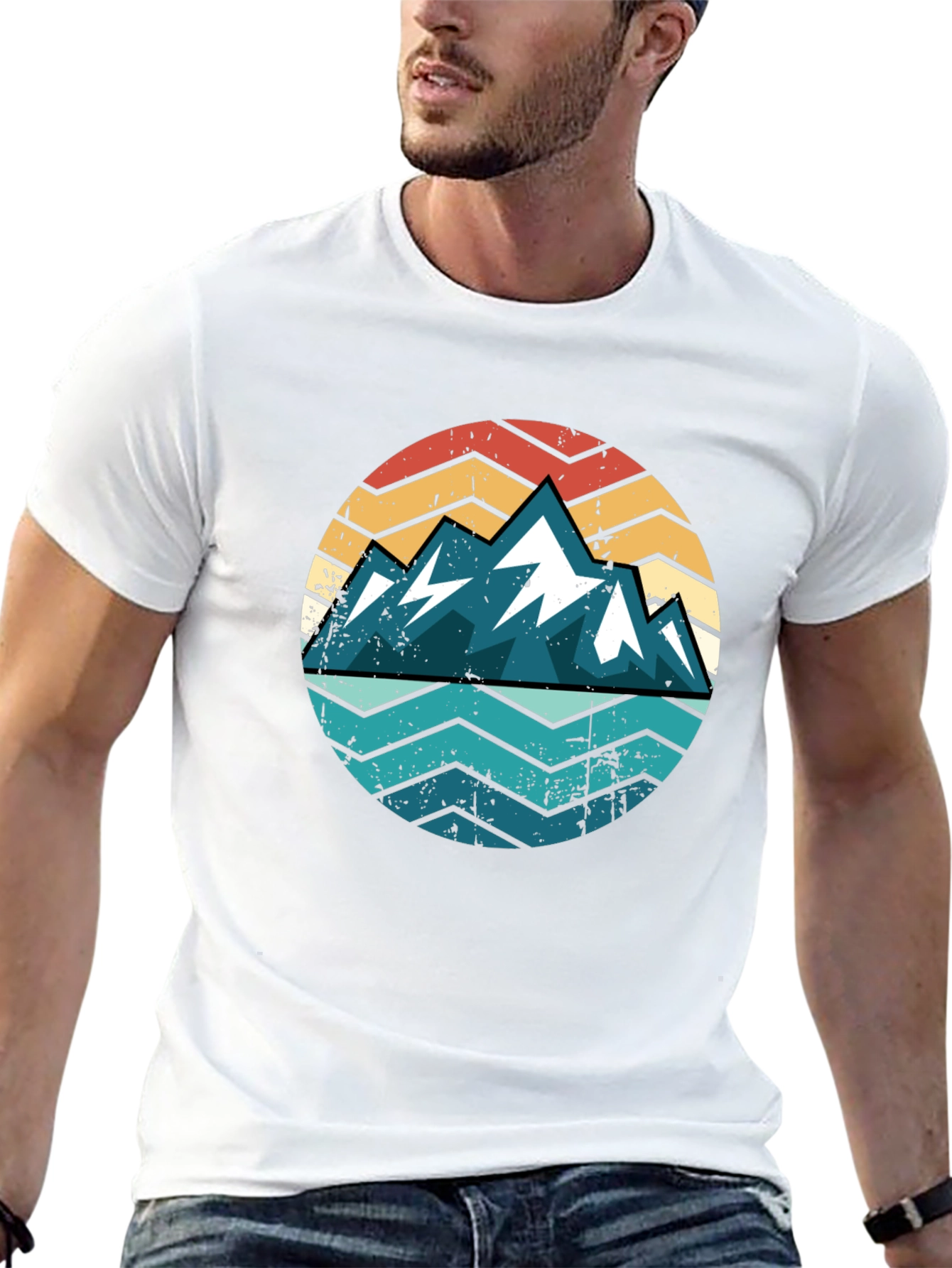 Retro Mountain Graphic Tee