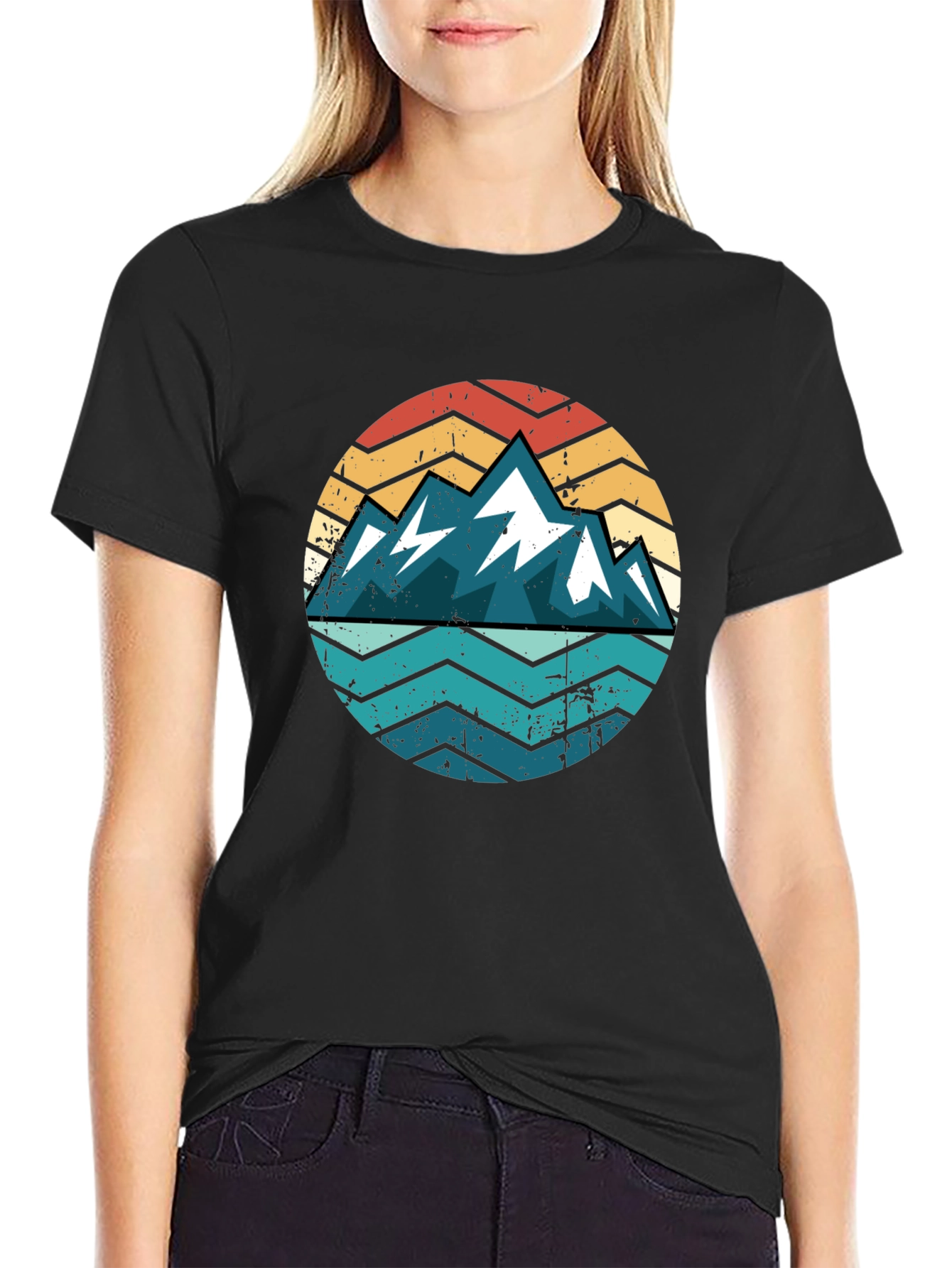 Retro Mountain Graphic Tee