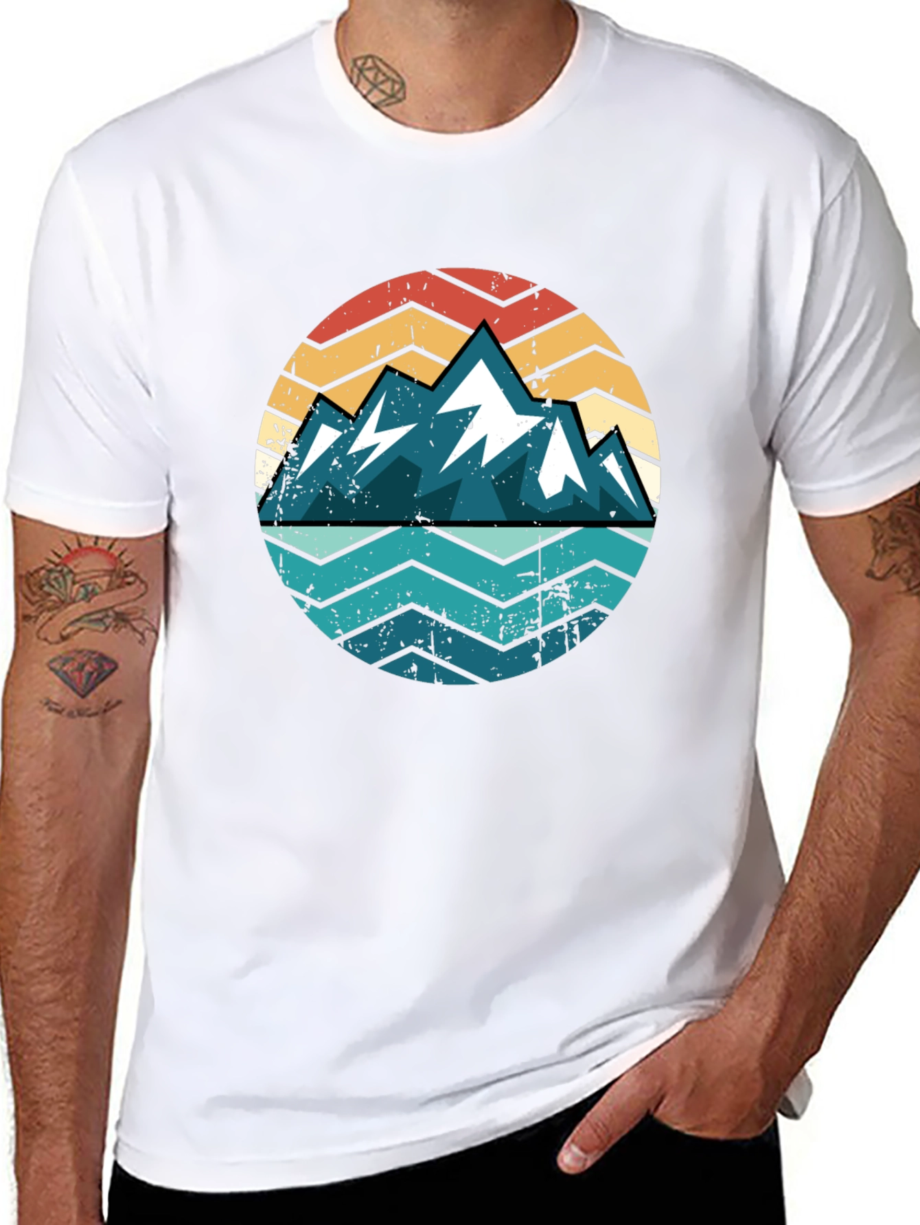 Retro Mountain Graphic Tee