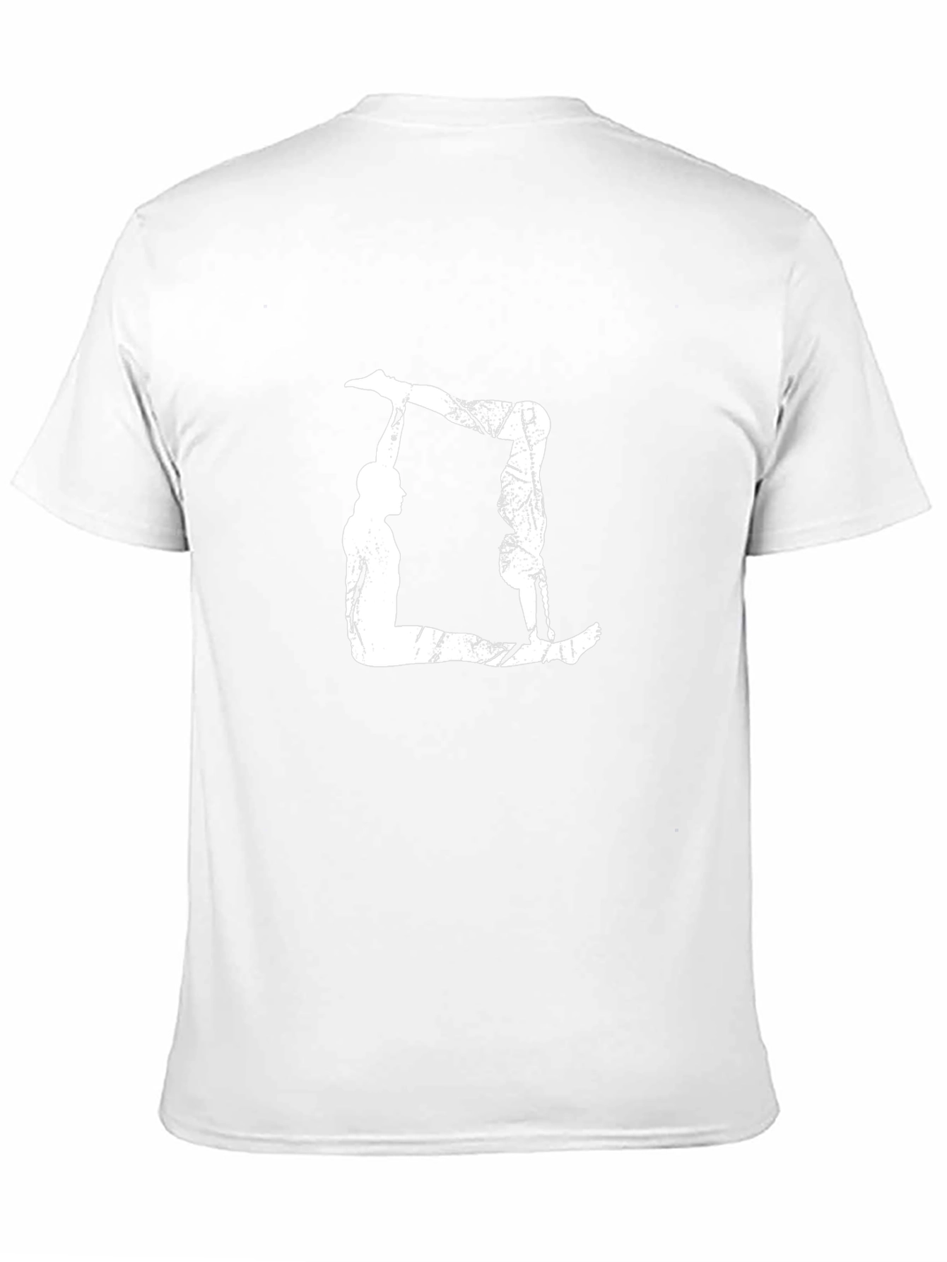 Acrobatic Duo Graphic Tee - Black Cotton T-Shirt