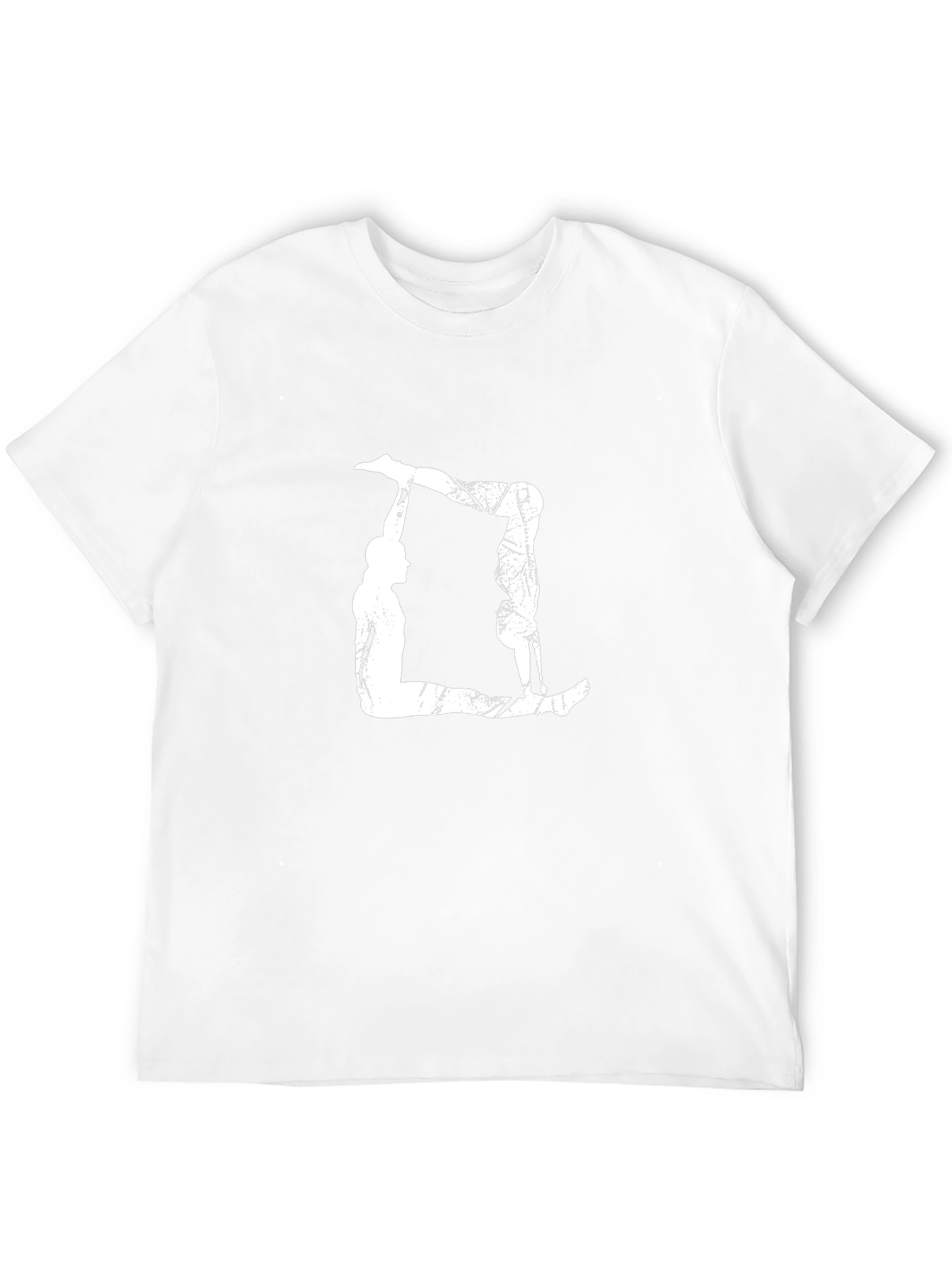 Acrobatic Duo Graphic Tee - Black Cotton T-Shirt