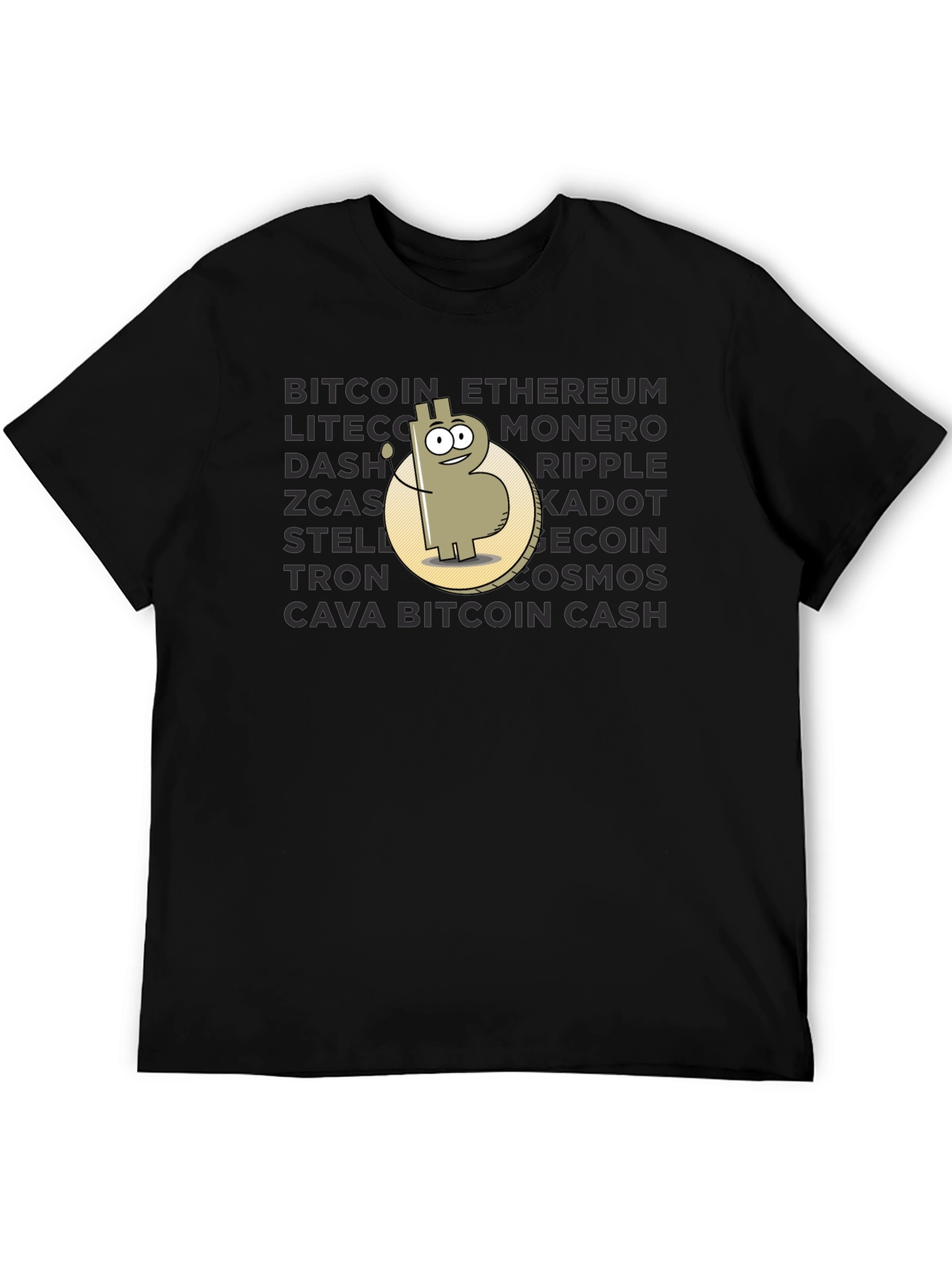 Crypto T-Shirt: Bitcoin Ethereum and More!