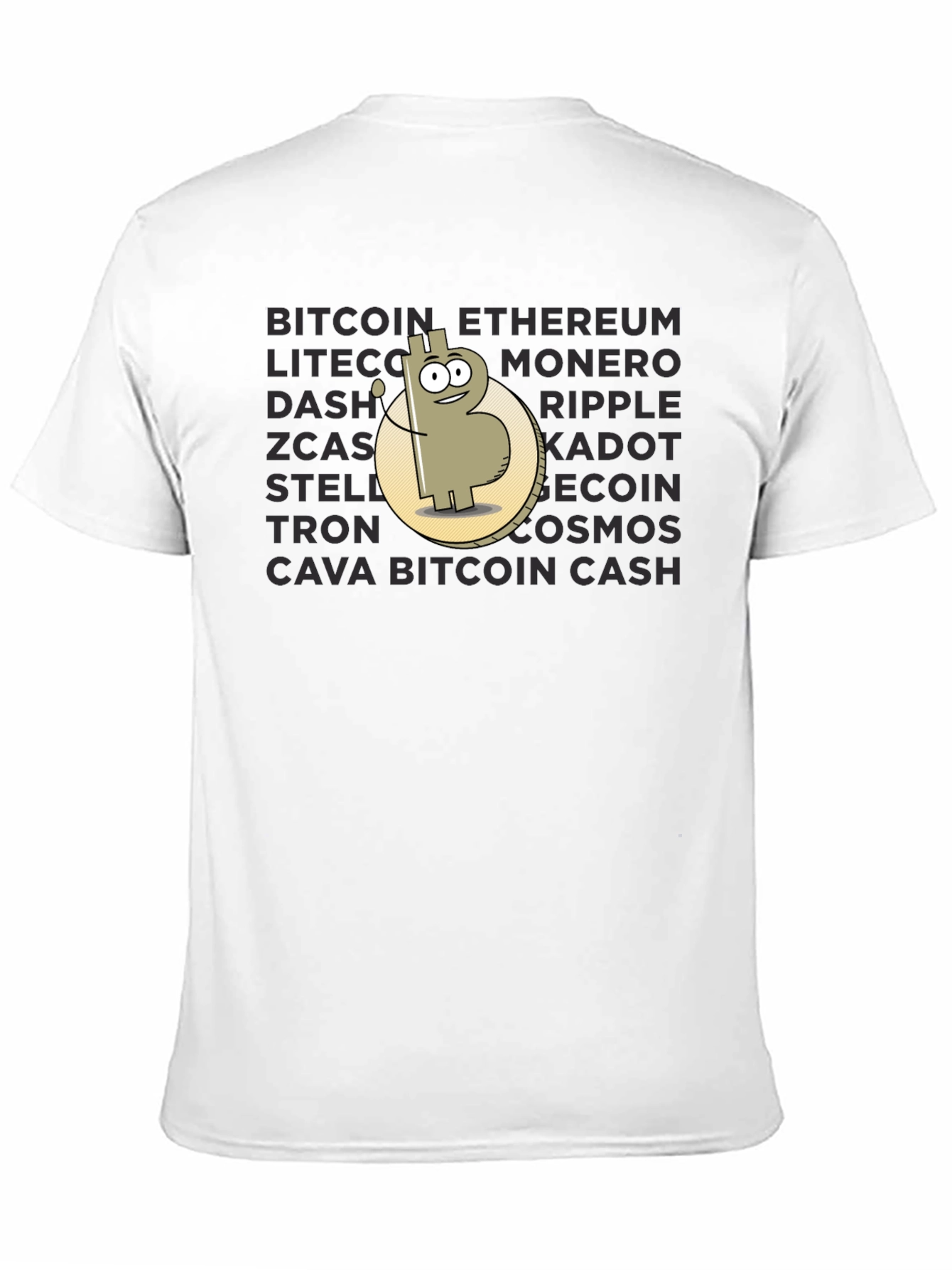 Crypto T-Shirt: Bitcoin Ethereum and More!