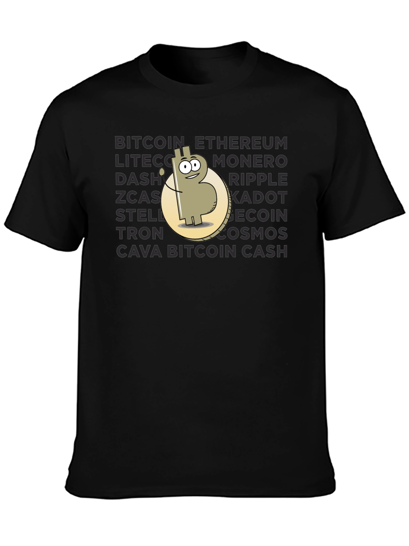 Crypto T-Shirt: Bitcoin Ethereum and More!