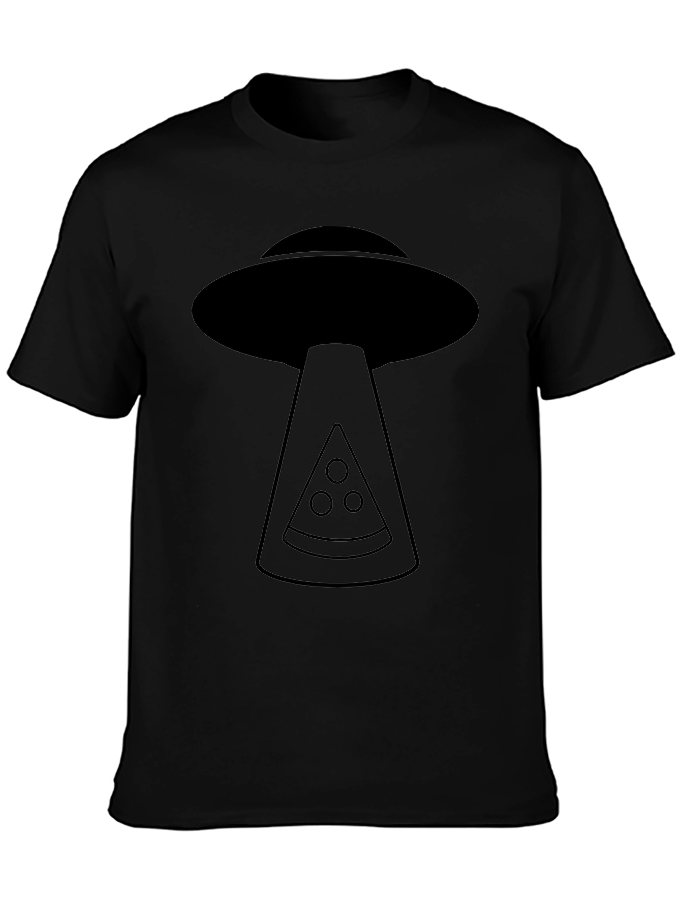 UFO Pizza Abduction Graphic T-Shirt