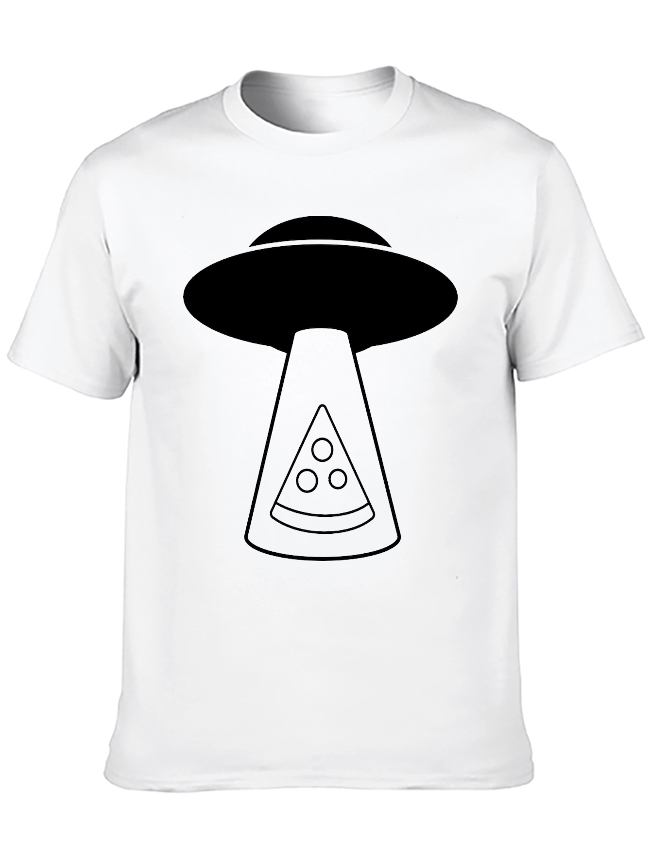 UFO Pizza Abduction Graphic T-Shirt