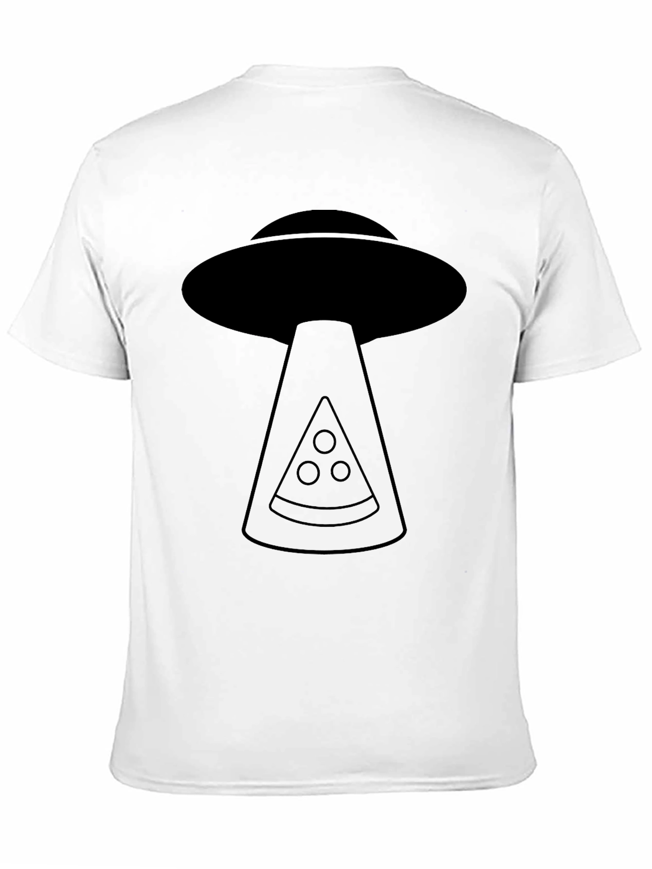 UFO Pizza Abduction Graphic T-Shirt
