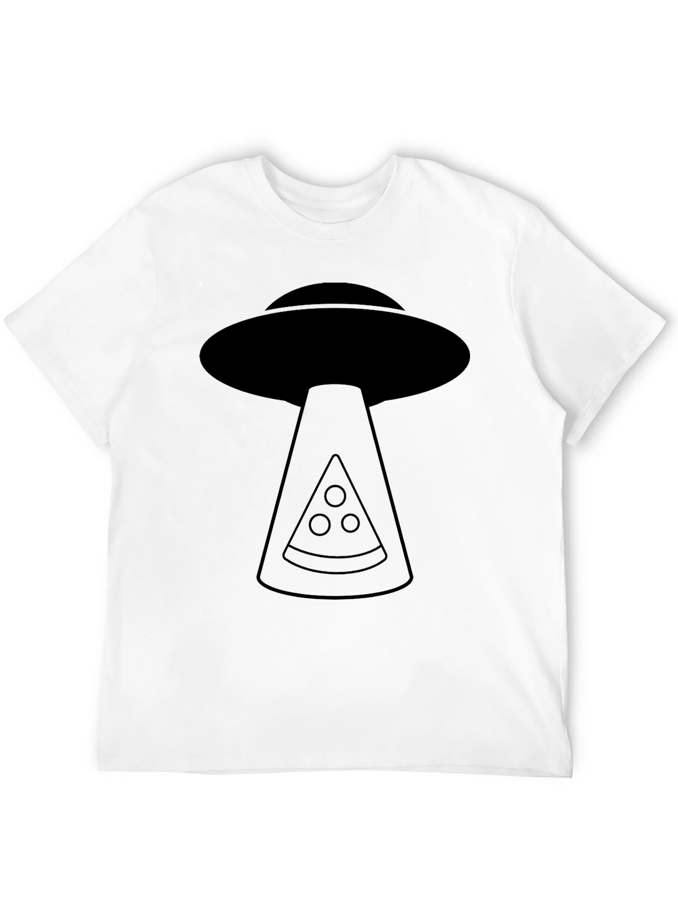 UFO Pizza Abduction Graphic T-Shirt